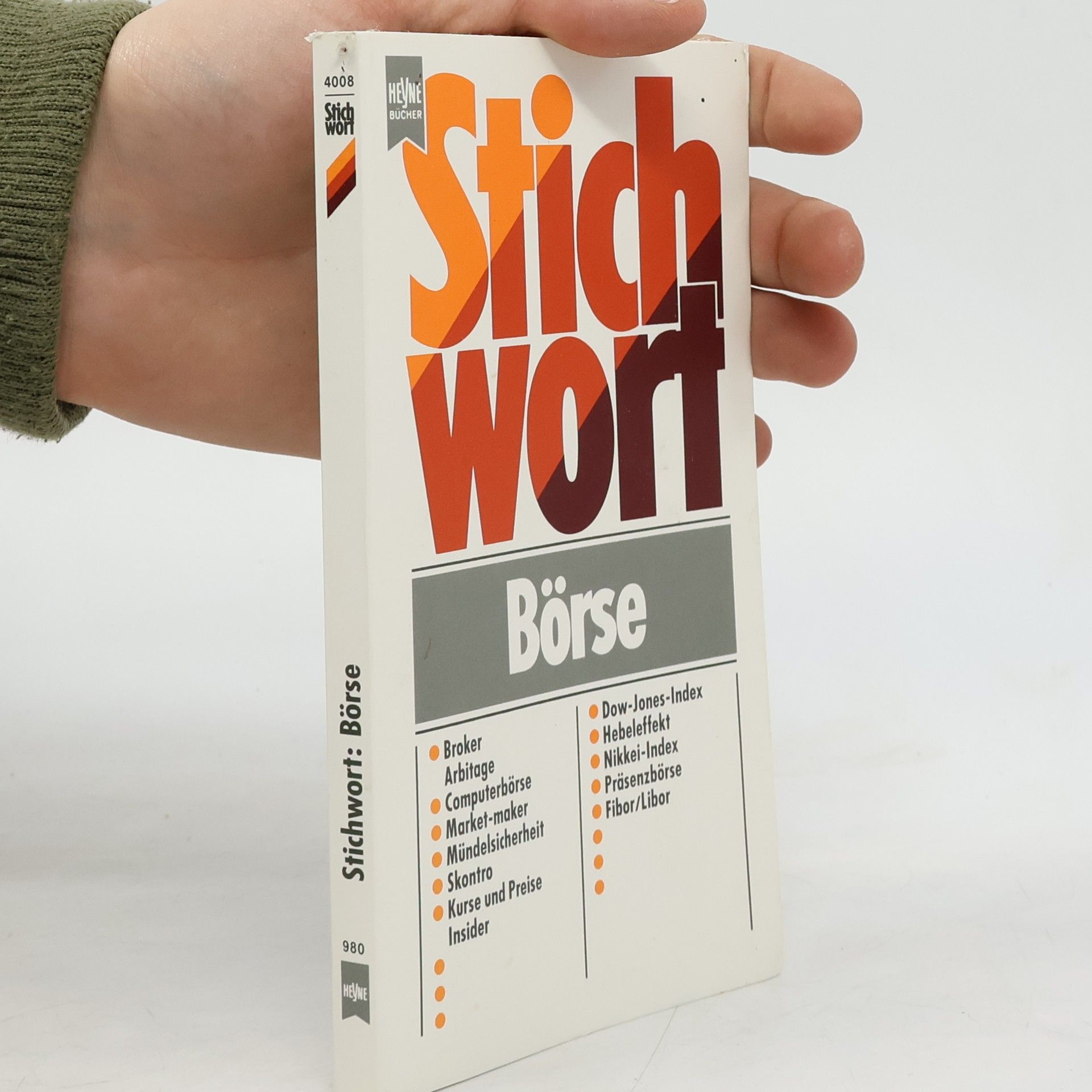 Karl Heinz Bilitza Stichwort Börse