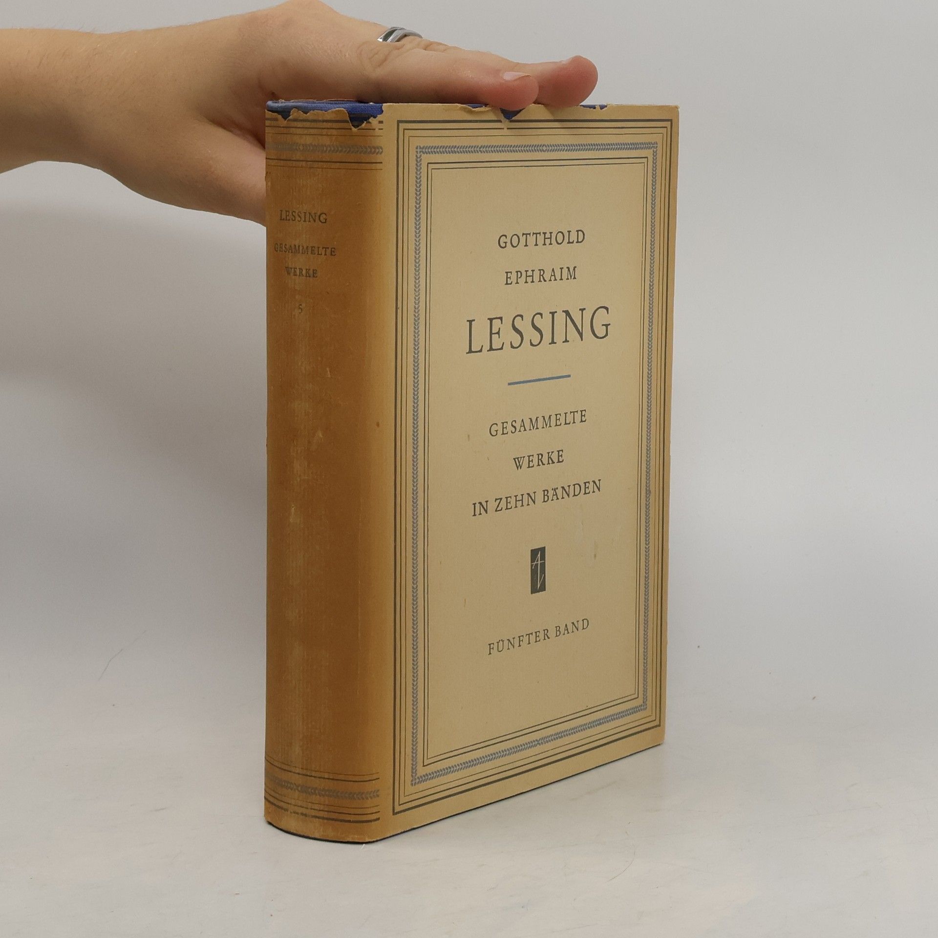 Gotthold Ephraim Lessing Gesammelte Werke 5