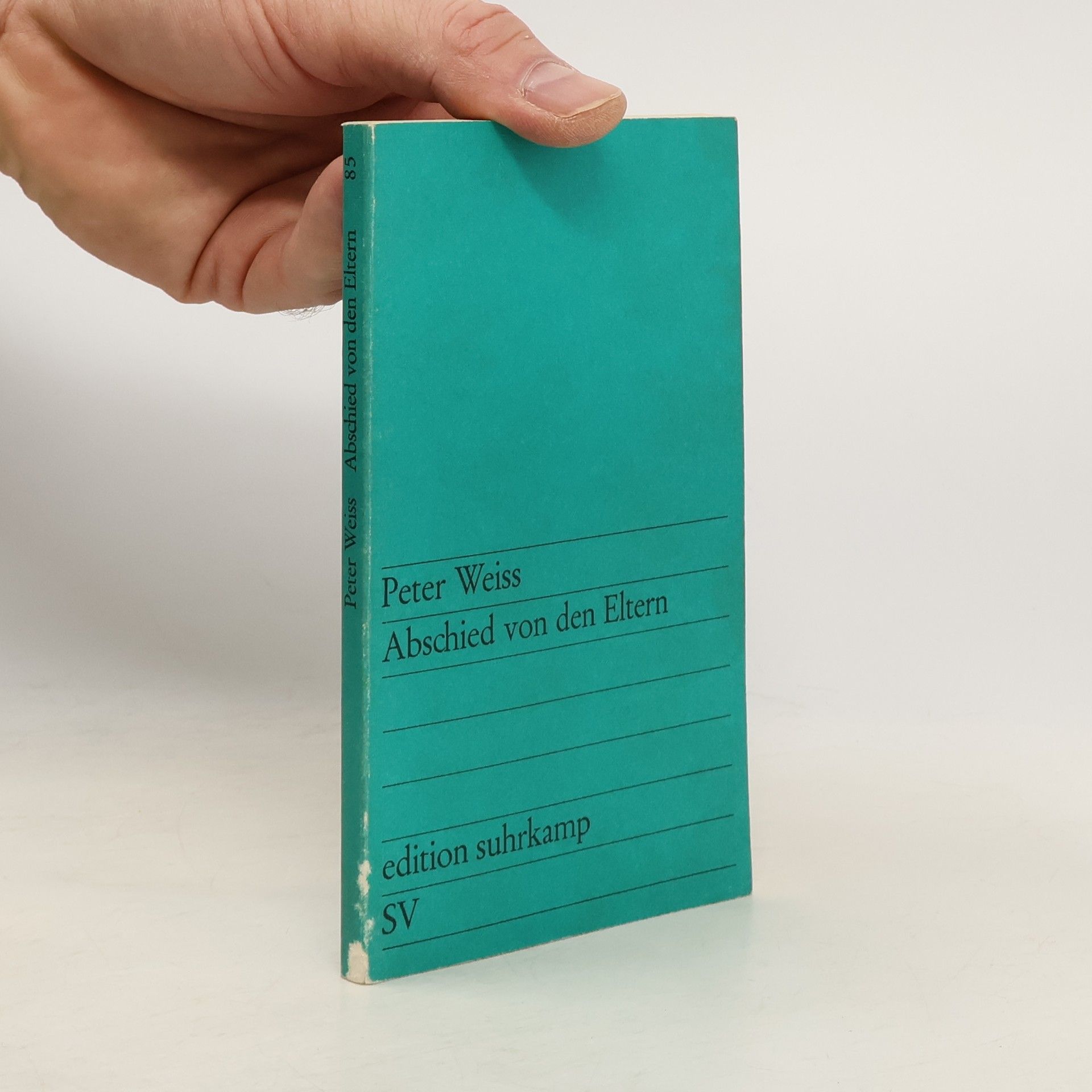 Peter Weiss Abschied von den Eltern