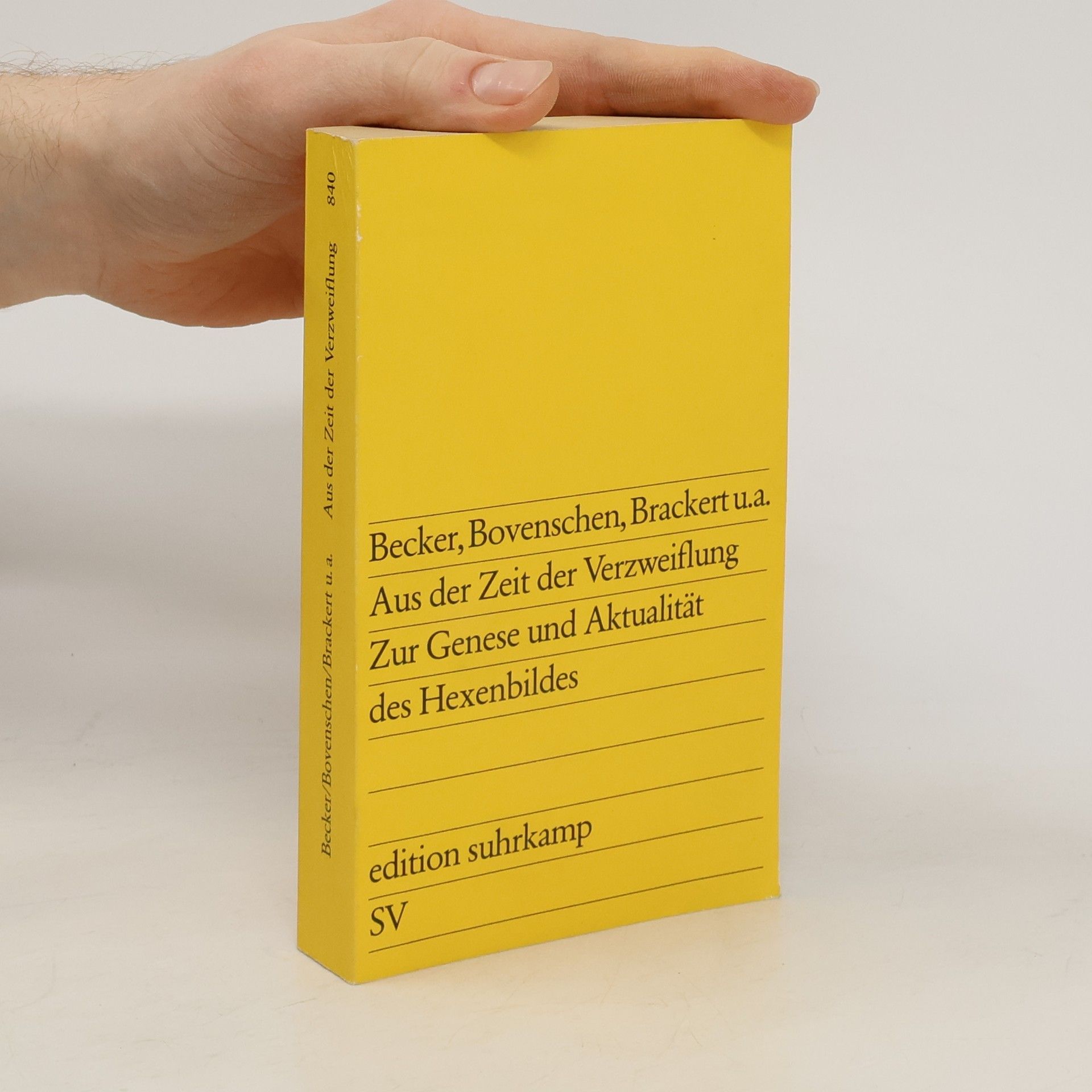 Aus der Zeit der Verzweiflung