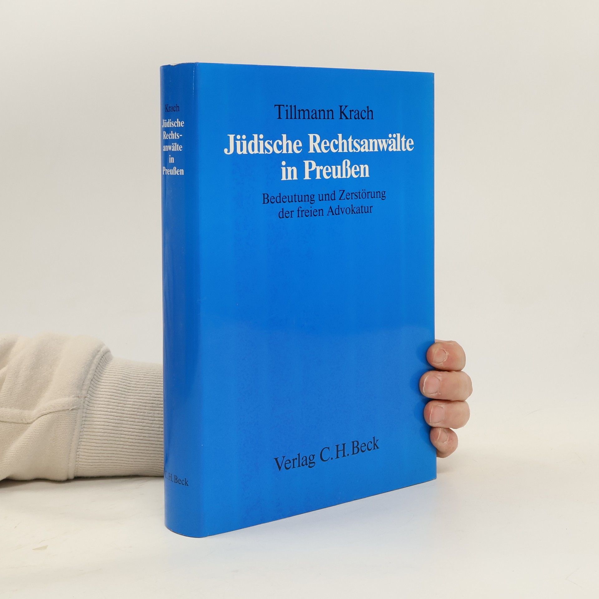 Tillmann Krach Jüdische Rechtsanwälte in Preussen