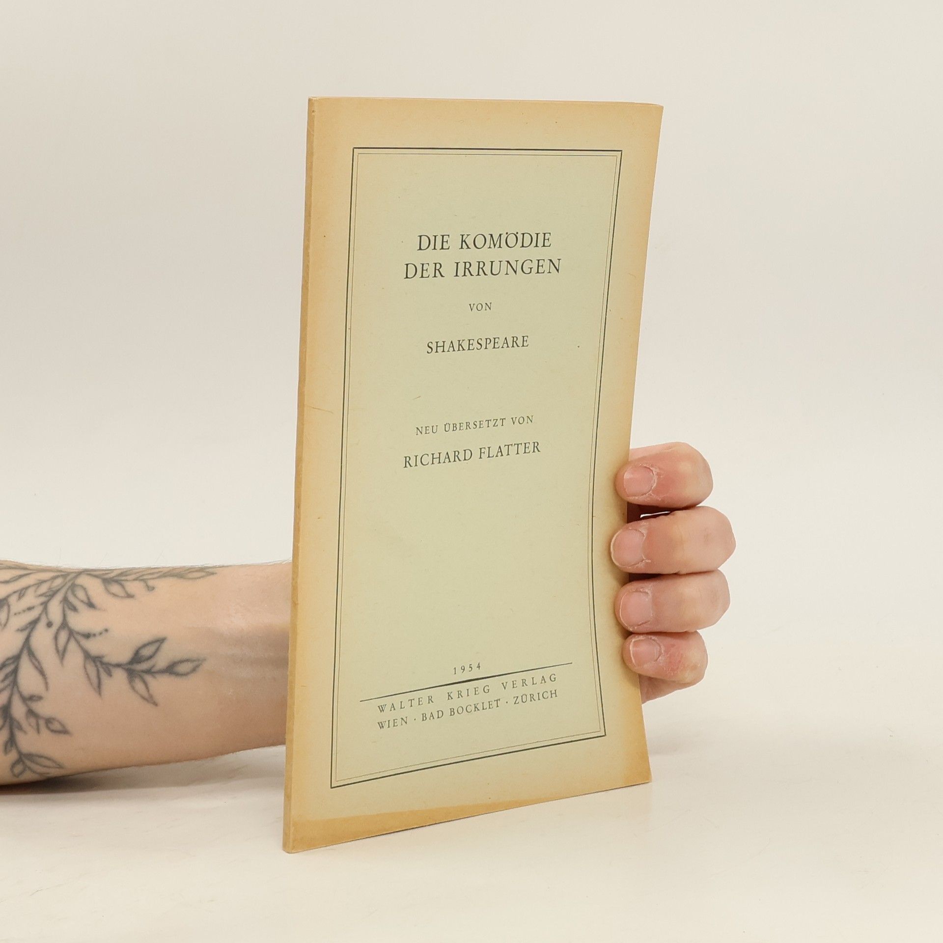 William Shakespeare Die Komödie der Irrungen