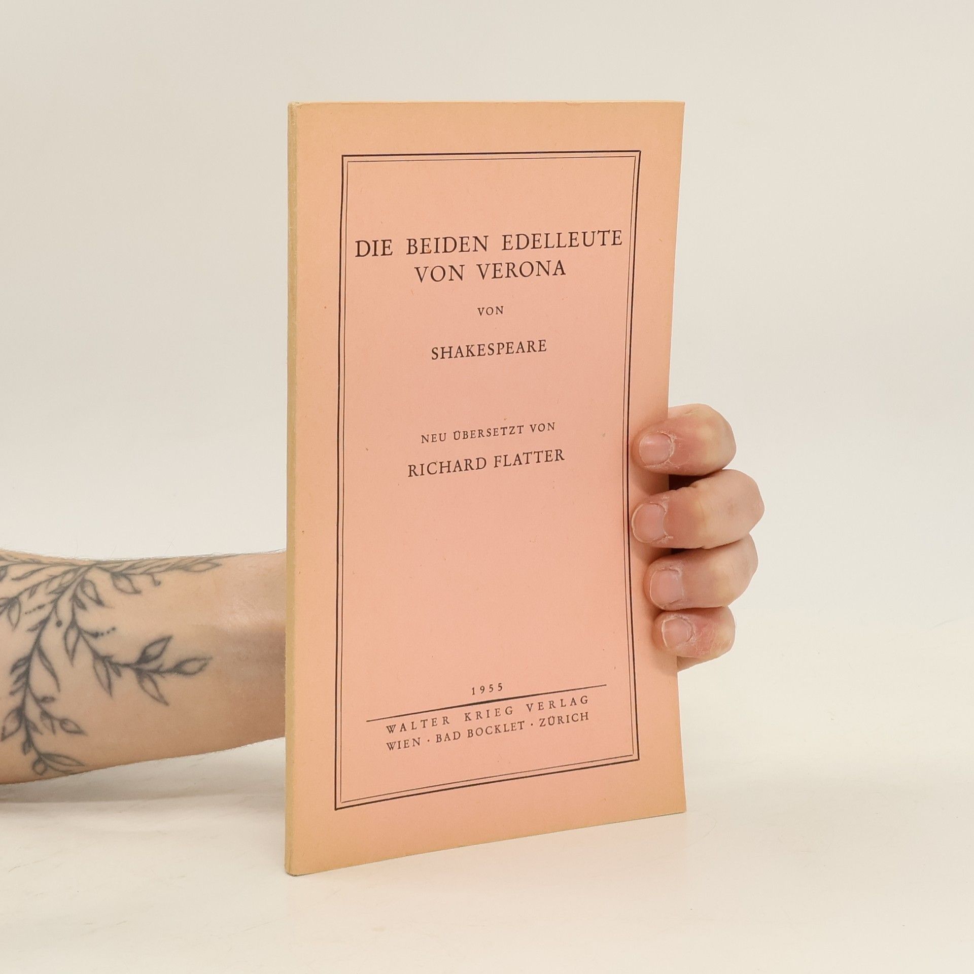 William Shakespeare Die beiden Edelleute von Verona