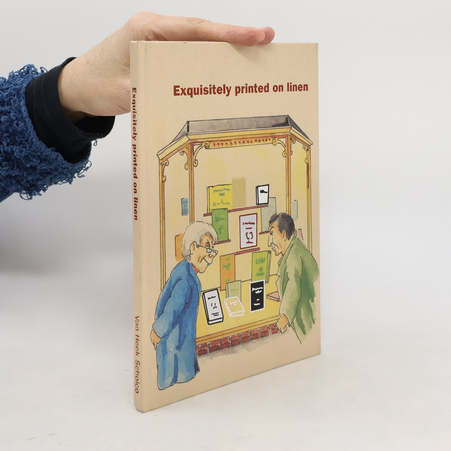 Van Heek Scholco Exquisitely printed on linen