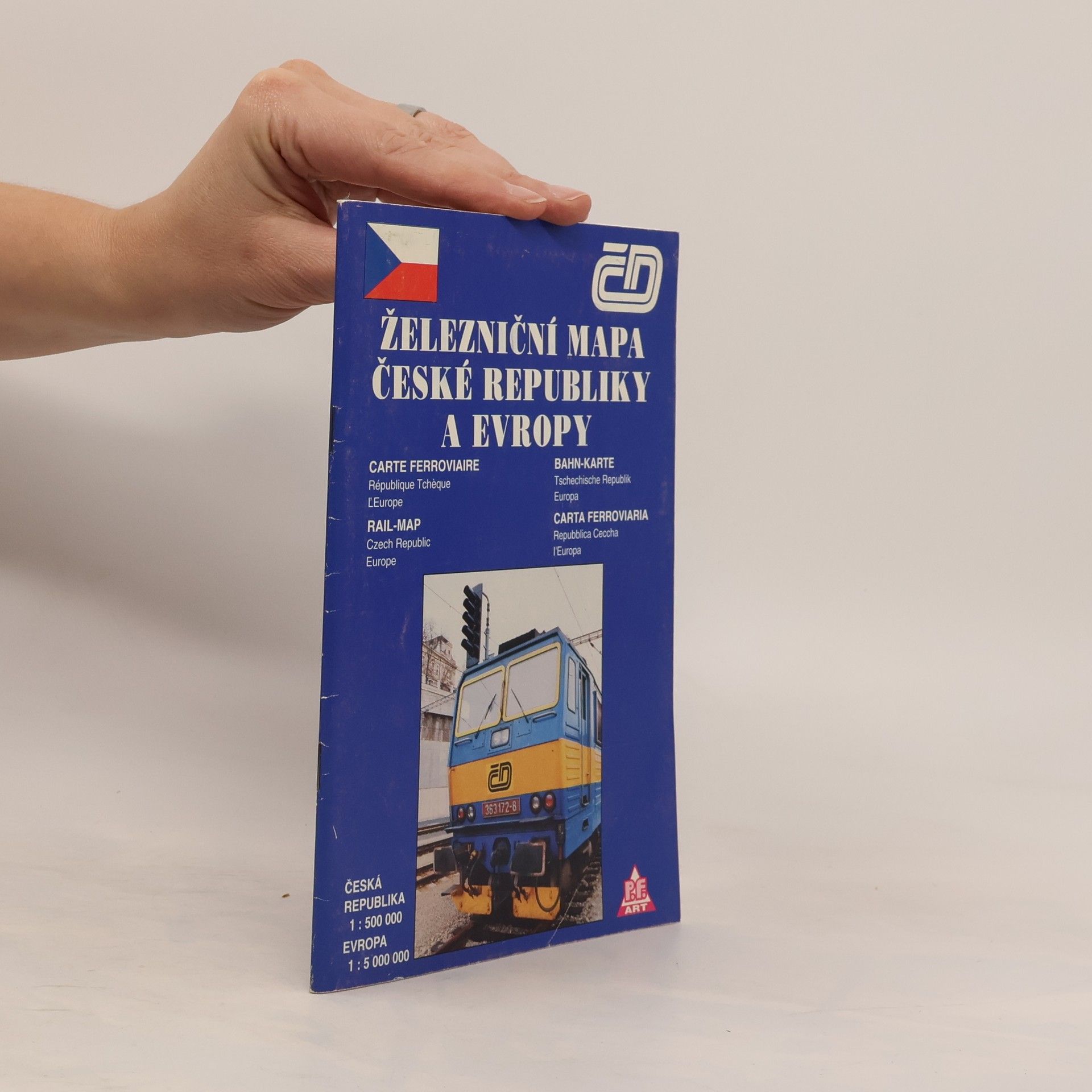 Kolektív autorov Železniční mapa České republiky a Evropy
