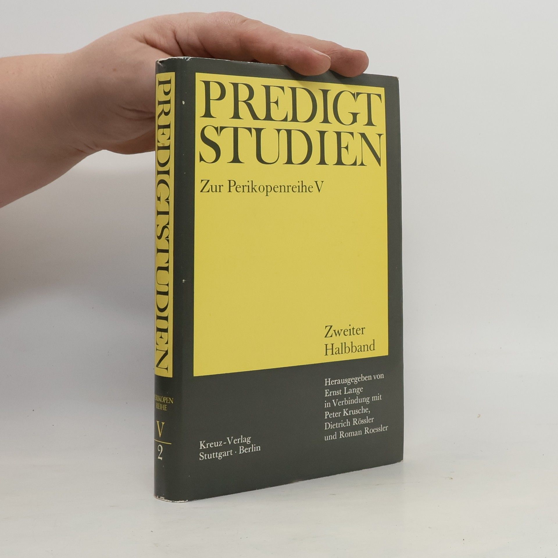 Perikopenreihe - V/2: Predigtstudien