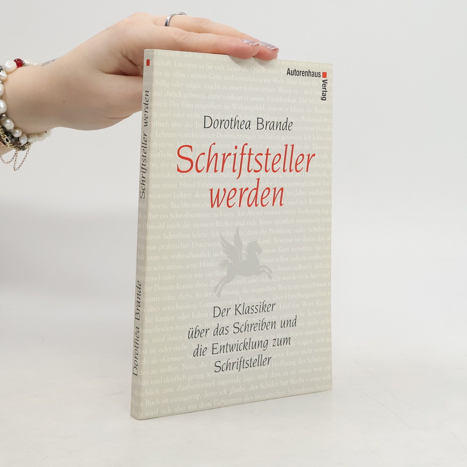 Dorothea Brande Schriftsteller werden