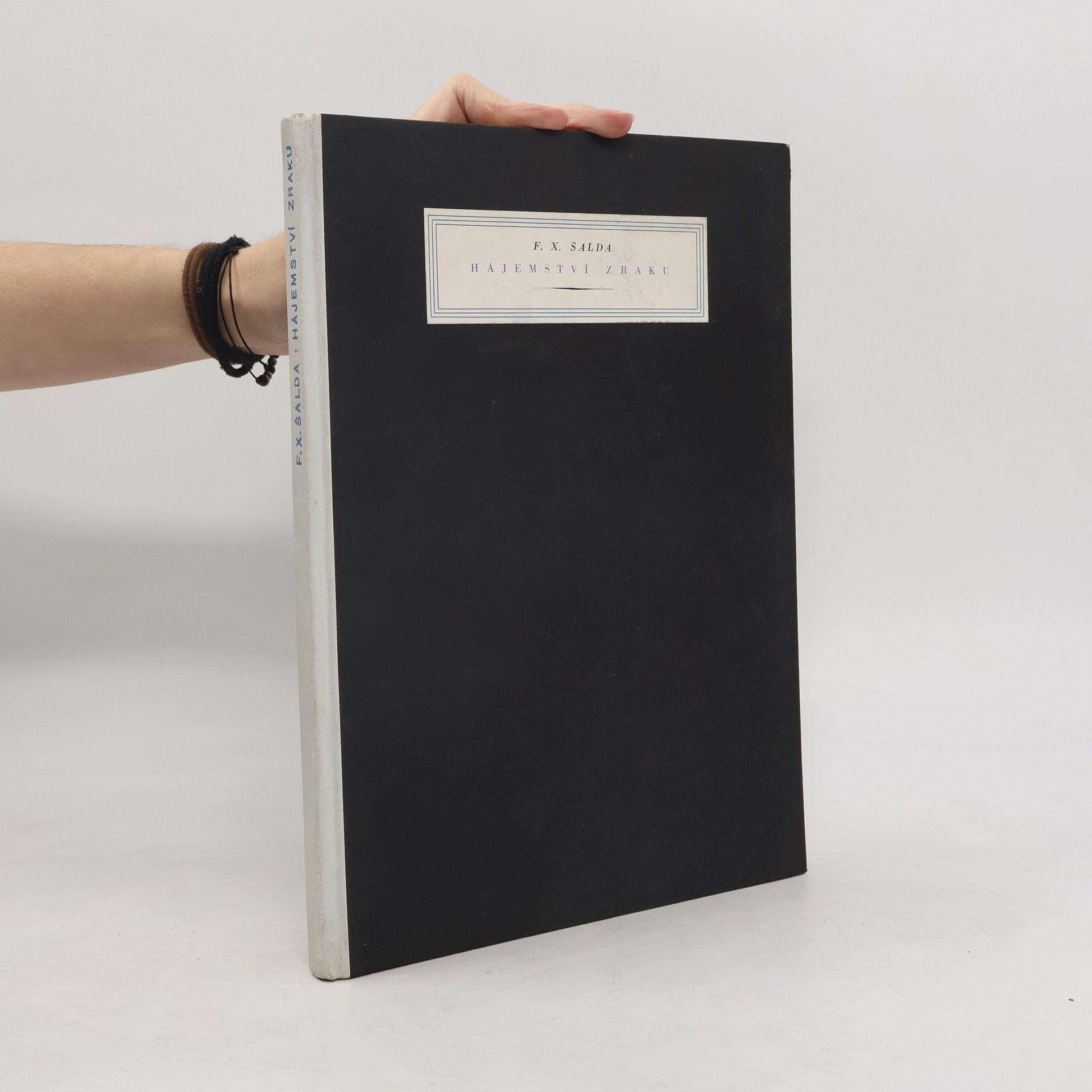 František Xaver Šalda Hájemství zraku