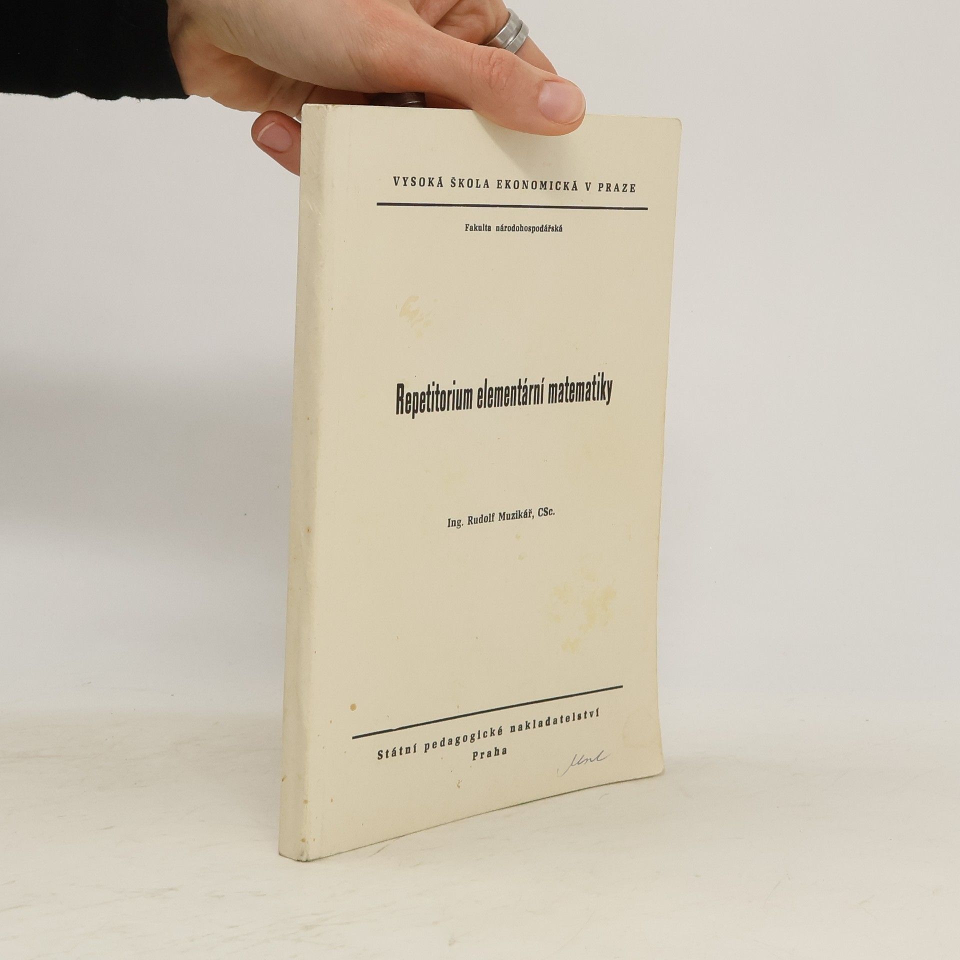 Rudolf Muzikář Repetitorium elementární matematiky