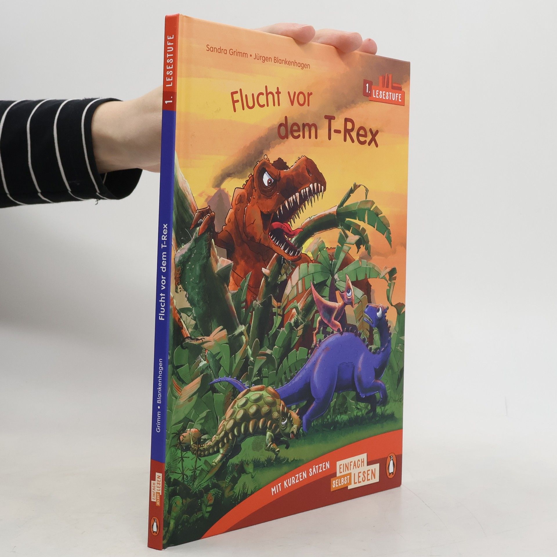 Sandra Grimm Penguin JUNIOR - Einfach selbst lesen: Flucht vor dem T-Rex (Lesestufe 1)