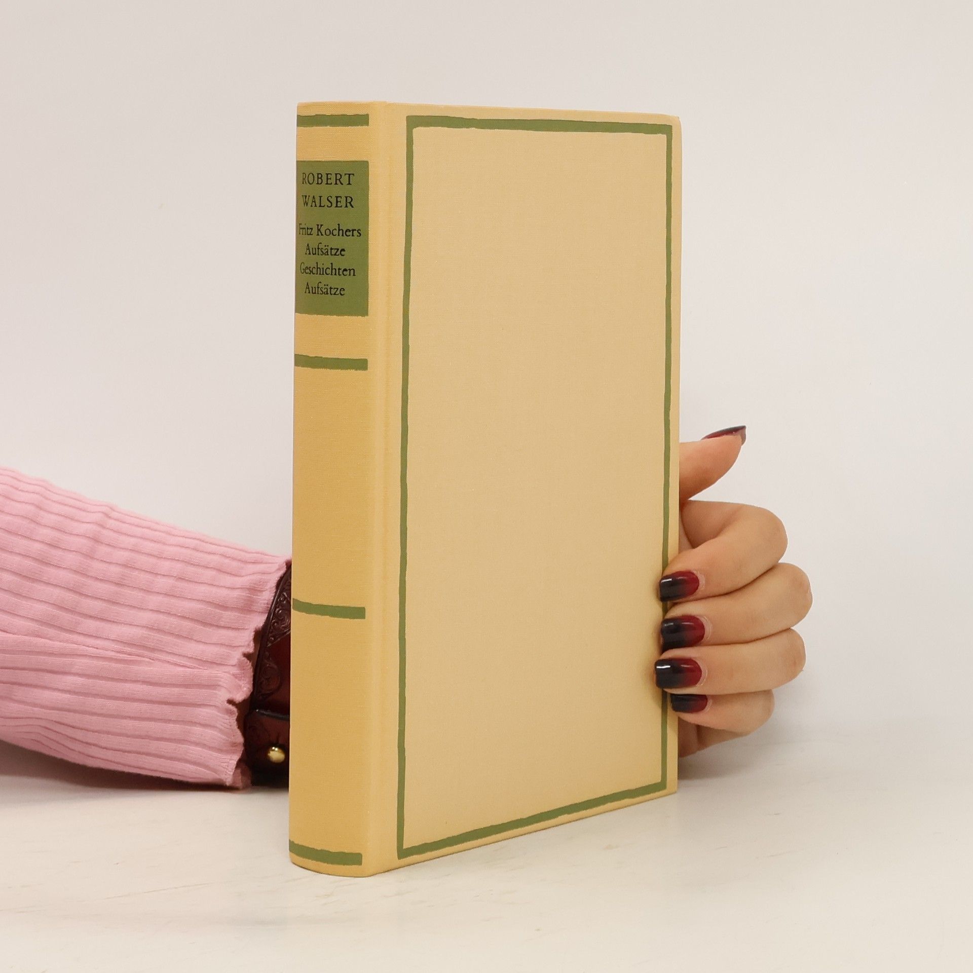 Robert Walser Fritz Kochers Aufsätze. Geschichten Aufsätze