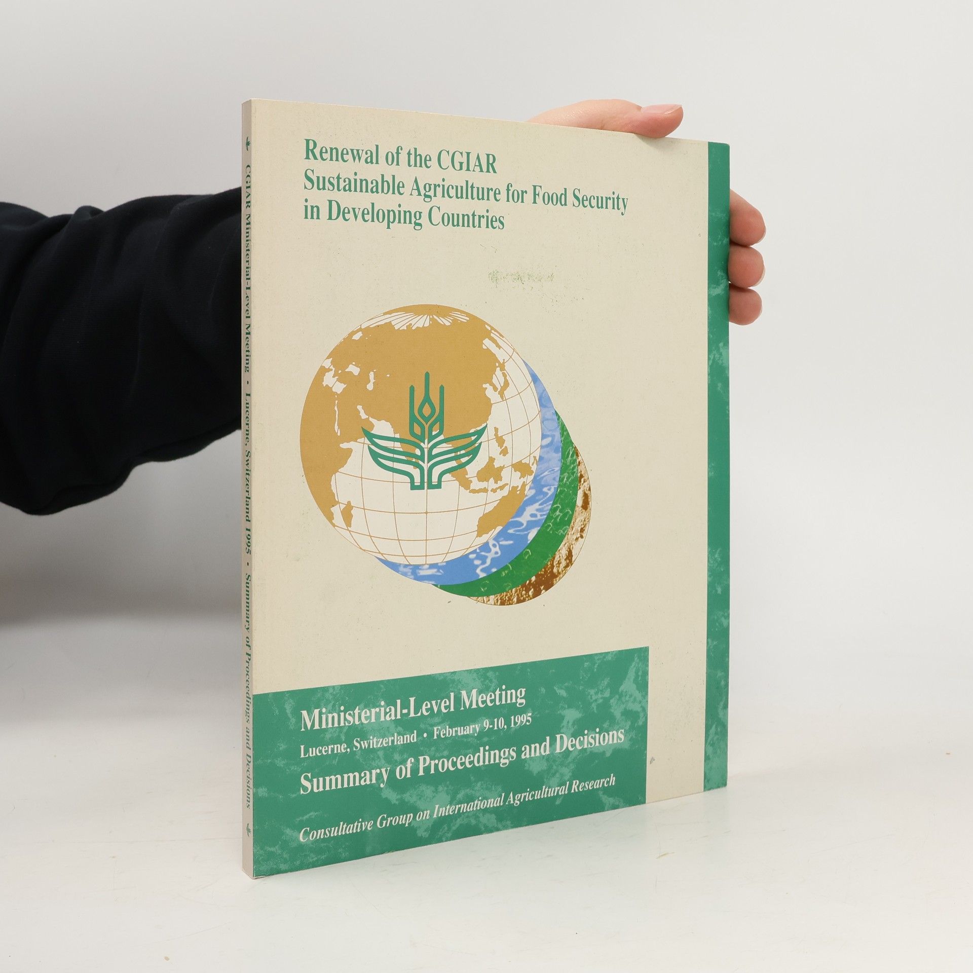 AA.VV. Renewal of the CGIAR. Sustainable Agriculture for Food Security in Developing Countries