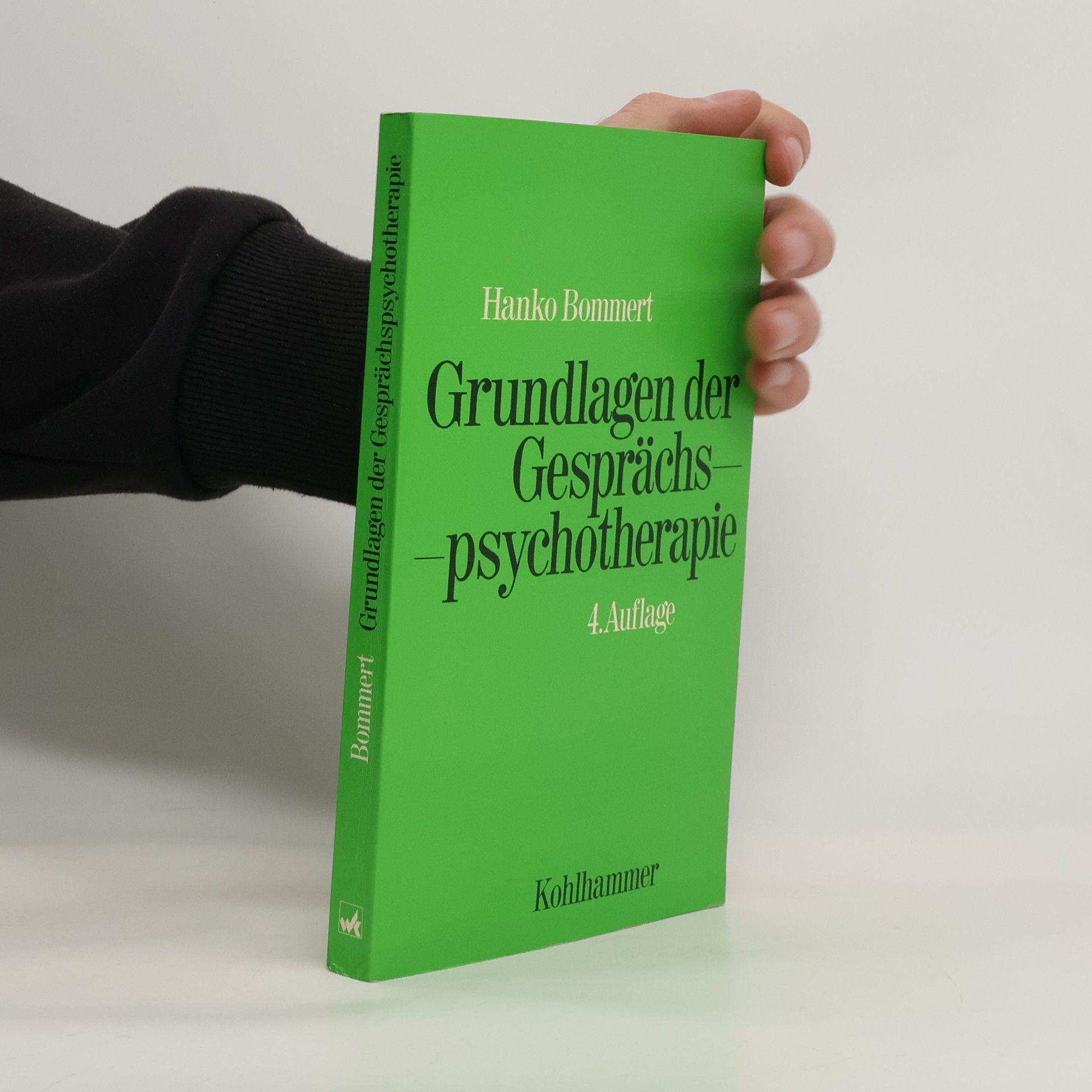 Hanko Bommert Grundlagen der Gesprächspsychotherapie