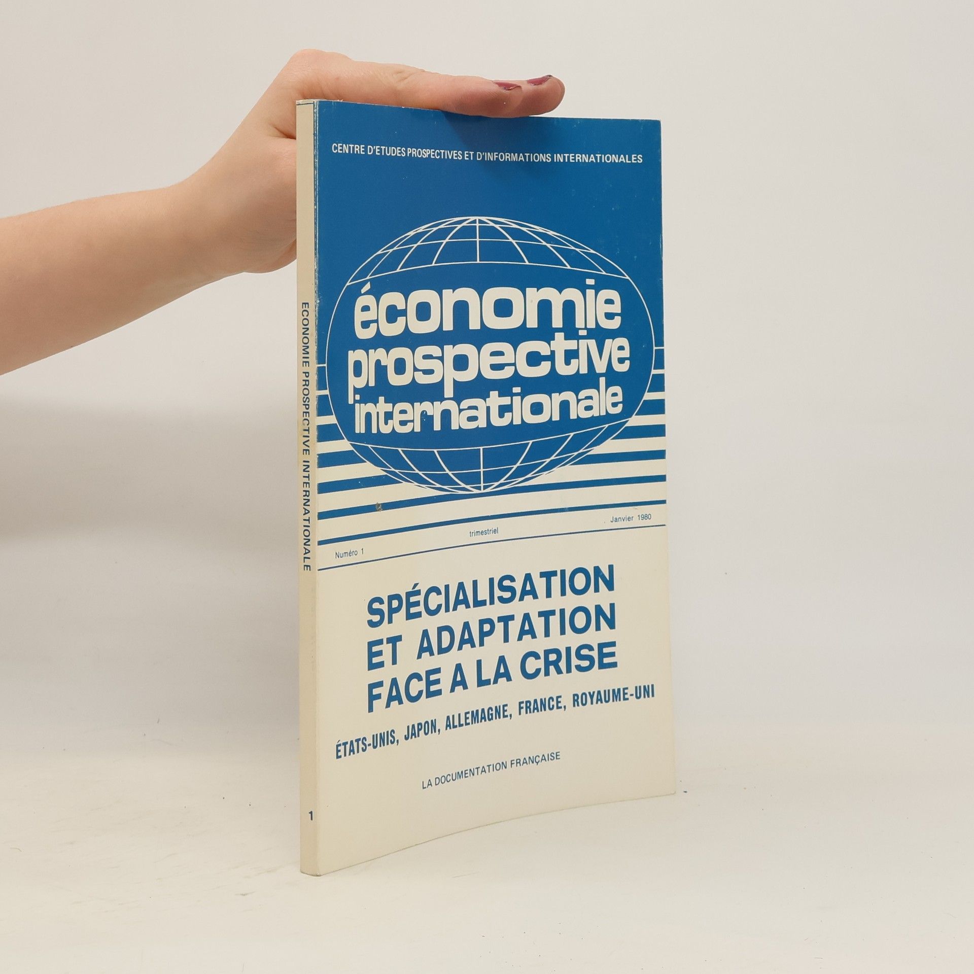 Collectif d'auteurs Économie prospective internationale 1/1980