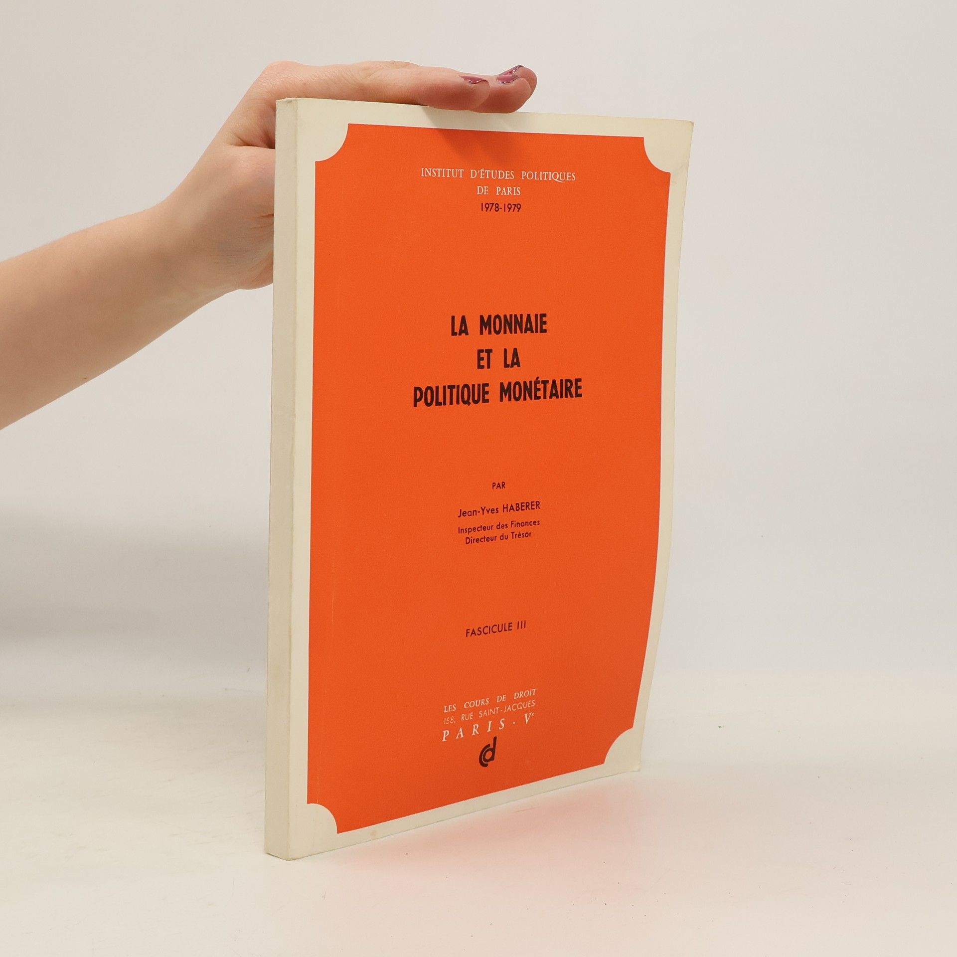 Jean-Pierre Faugère La Monnaie et la politique monétaire