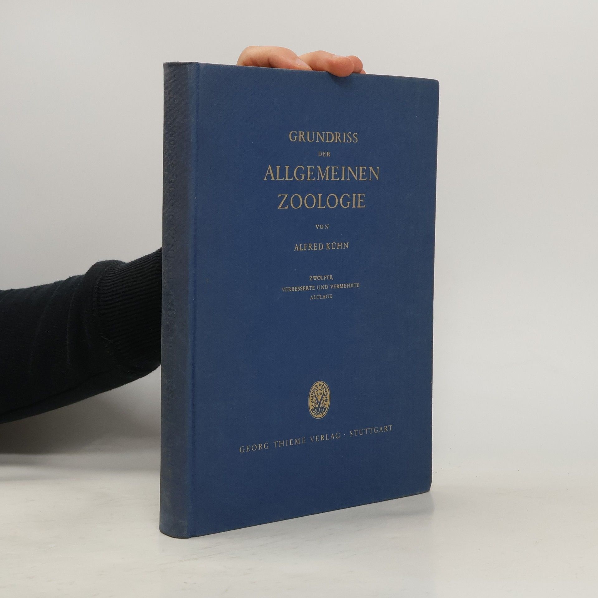 Alfred Kühn Grundriss der Allgemeinen Zoologie
