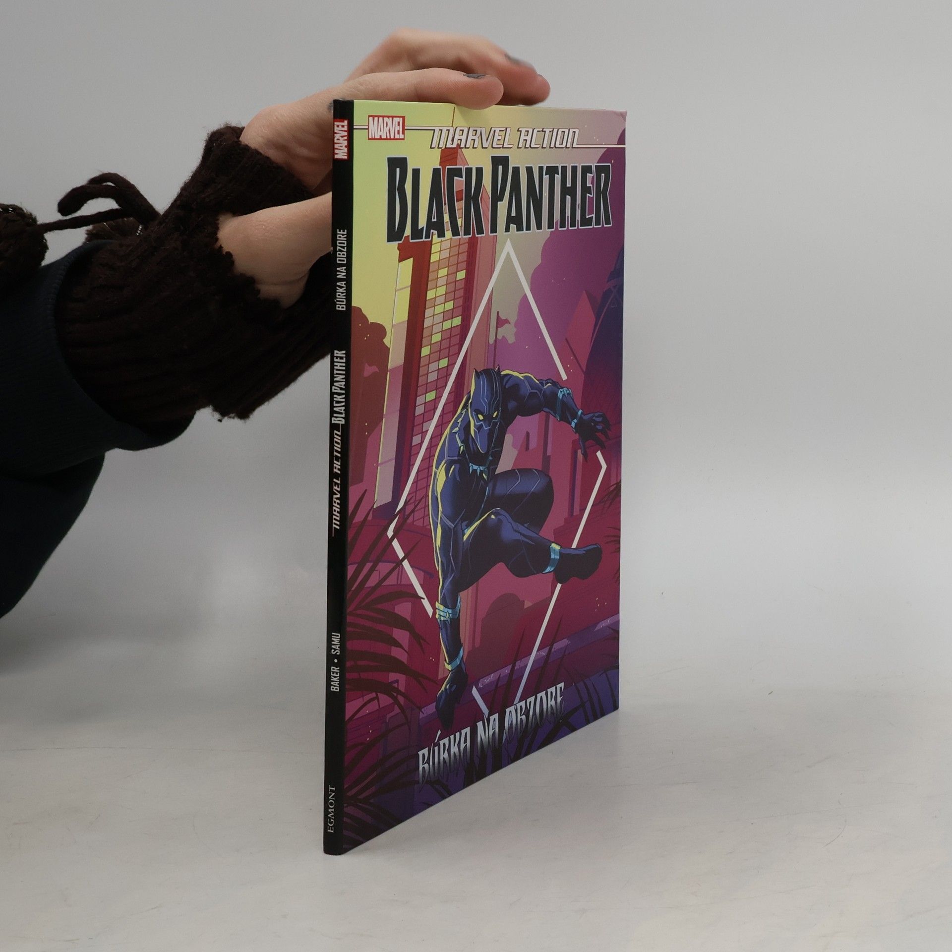 Kyle Baker Marvel Action. Black panther. Búrka na obzore