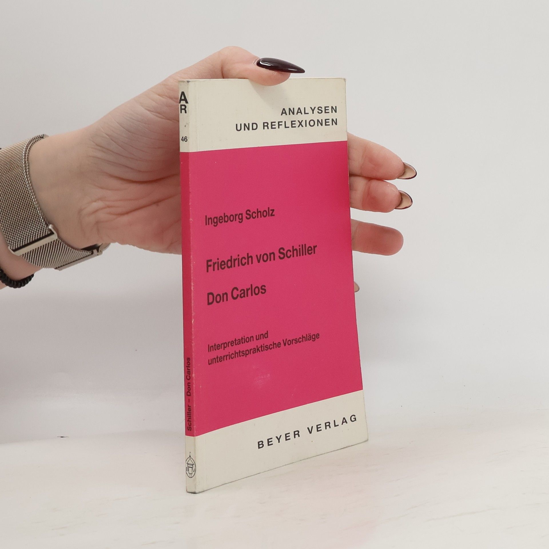 Ingeborg Scholz Friedrich Schiller, Don Carlos