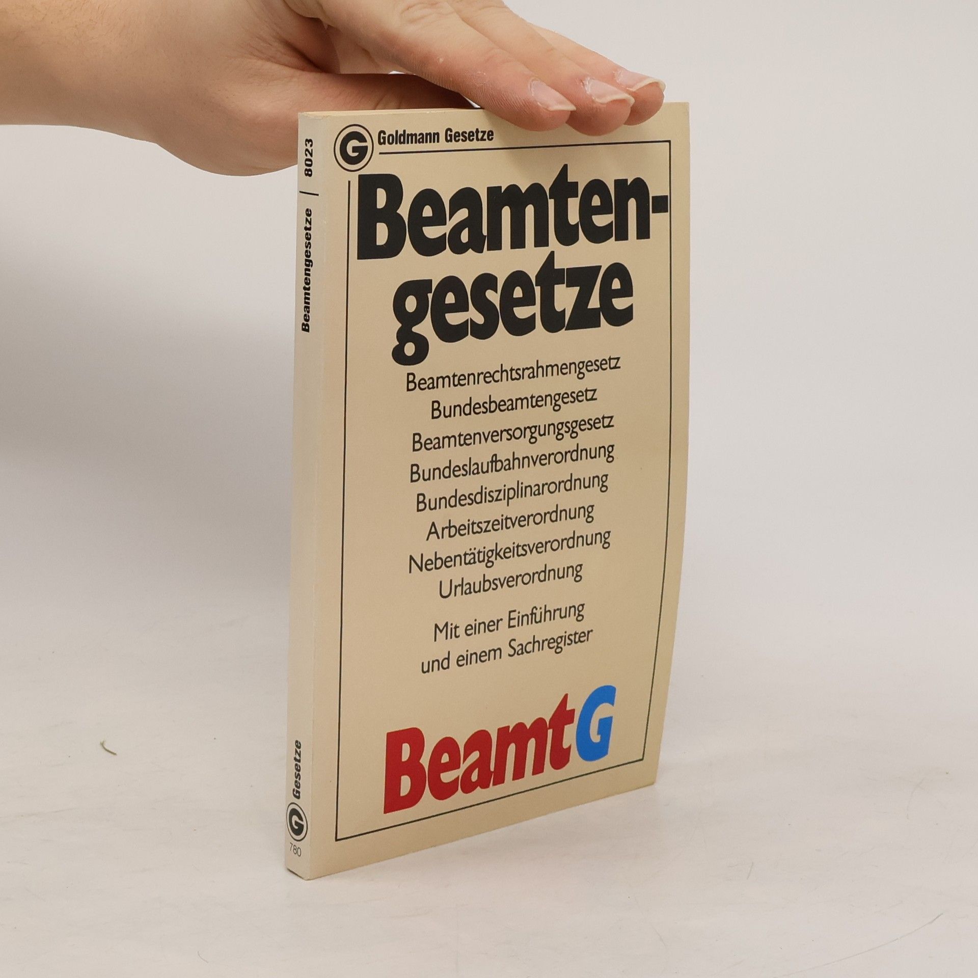 Robert Erbacher Beamtengesetze