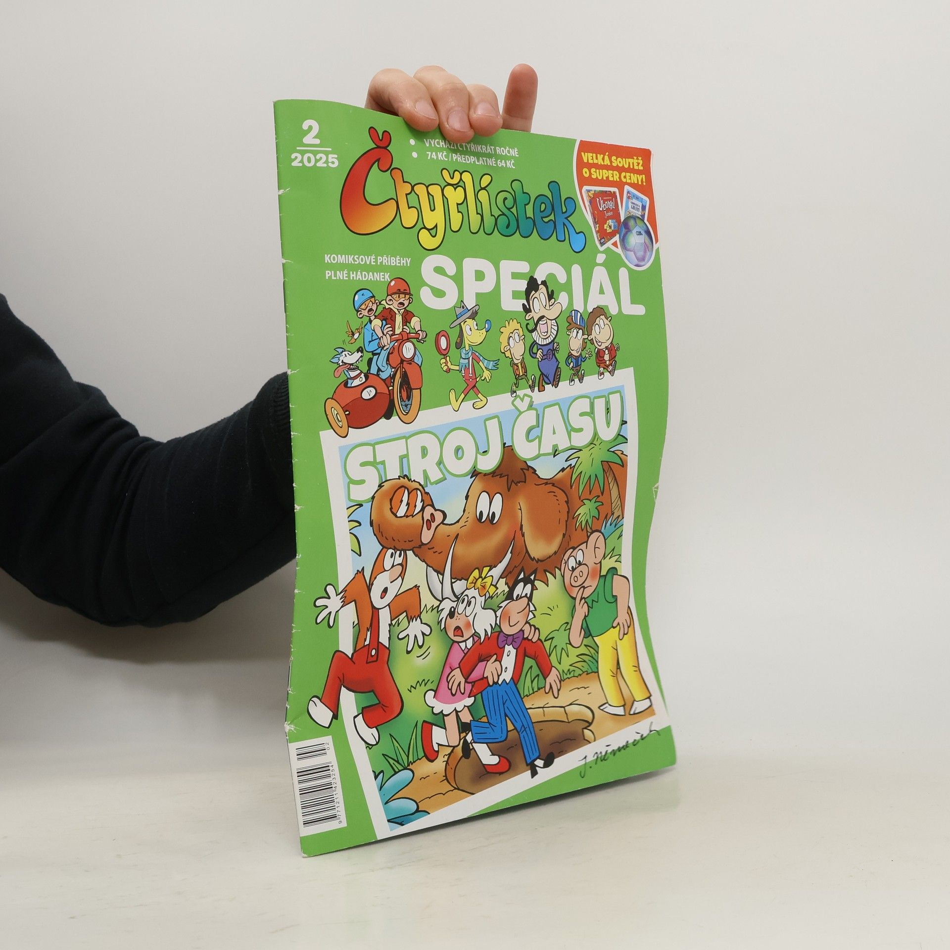 Kolektiv autorů Čtyřlístek speciál 2/2025. Stroj času