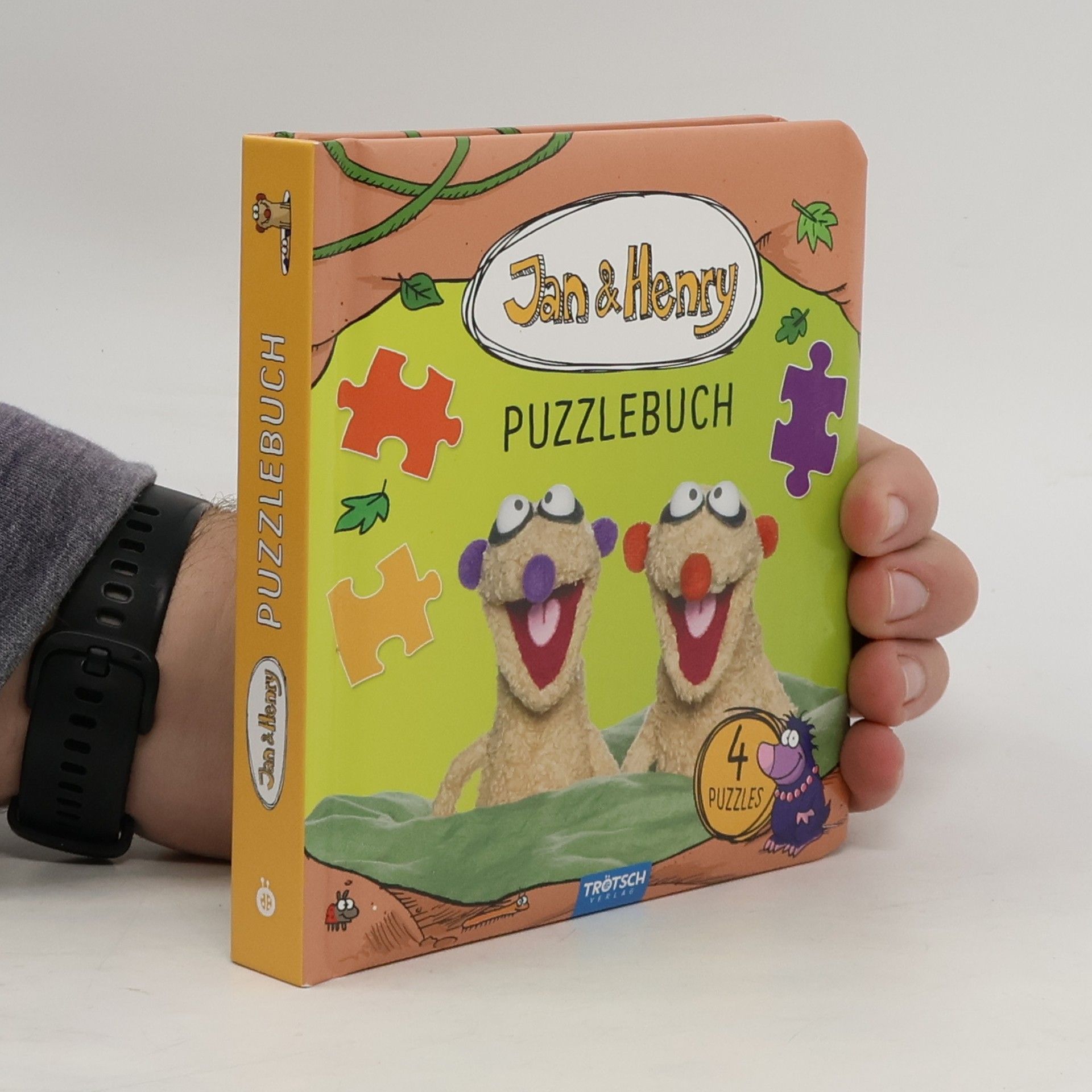 neuveden Trötsch Jan und Henry Puzzlebuch mit 4 Puzzle