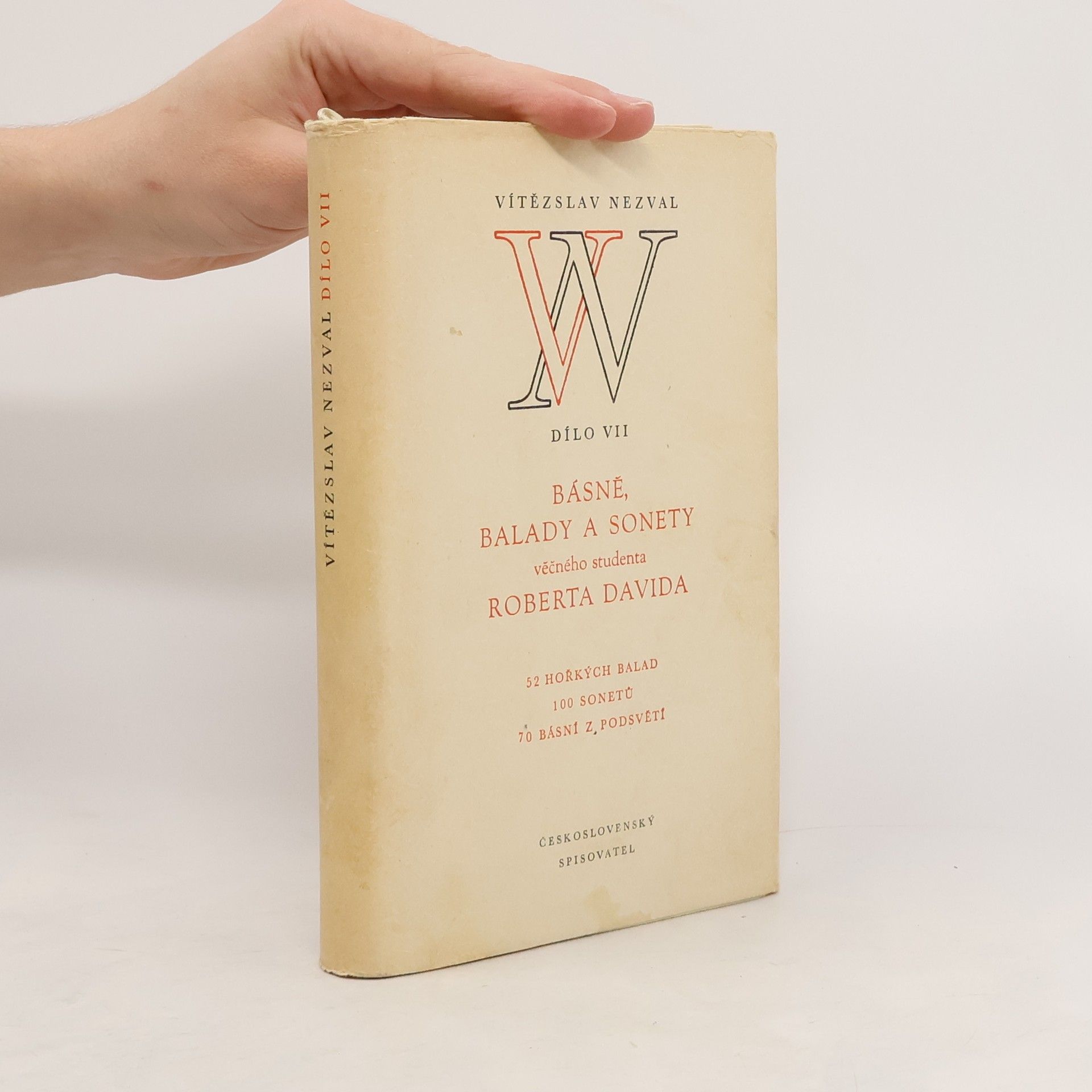 Vítězslav Nezval Básně, balady a sonety věčného studenta Roberta Davida