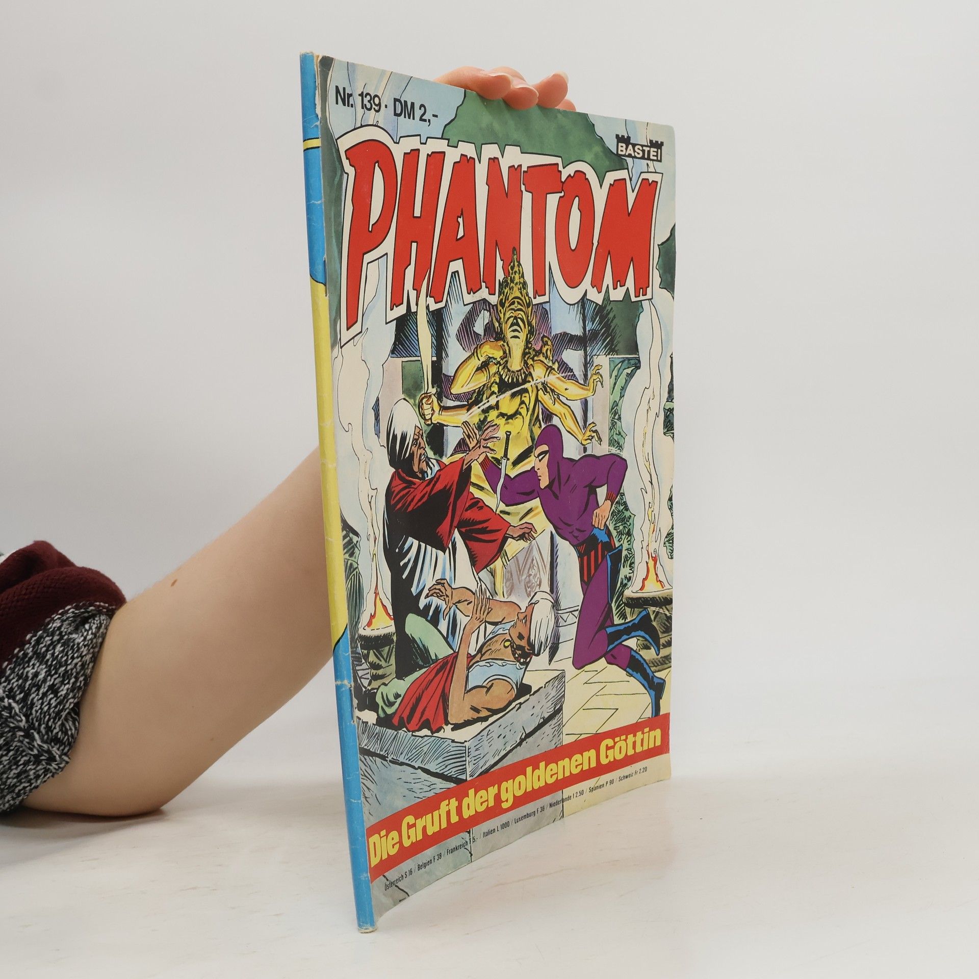 Kolektiv autorů Phantom 139. Die Gruft der goldenen Göttin