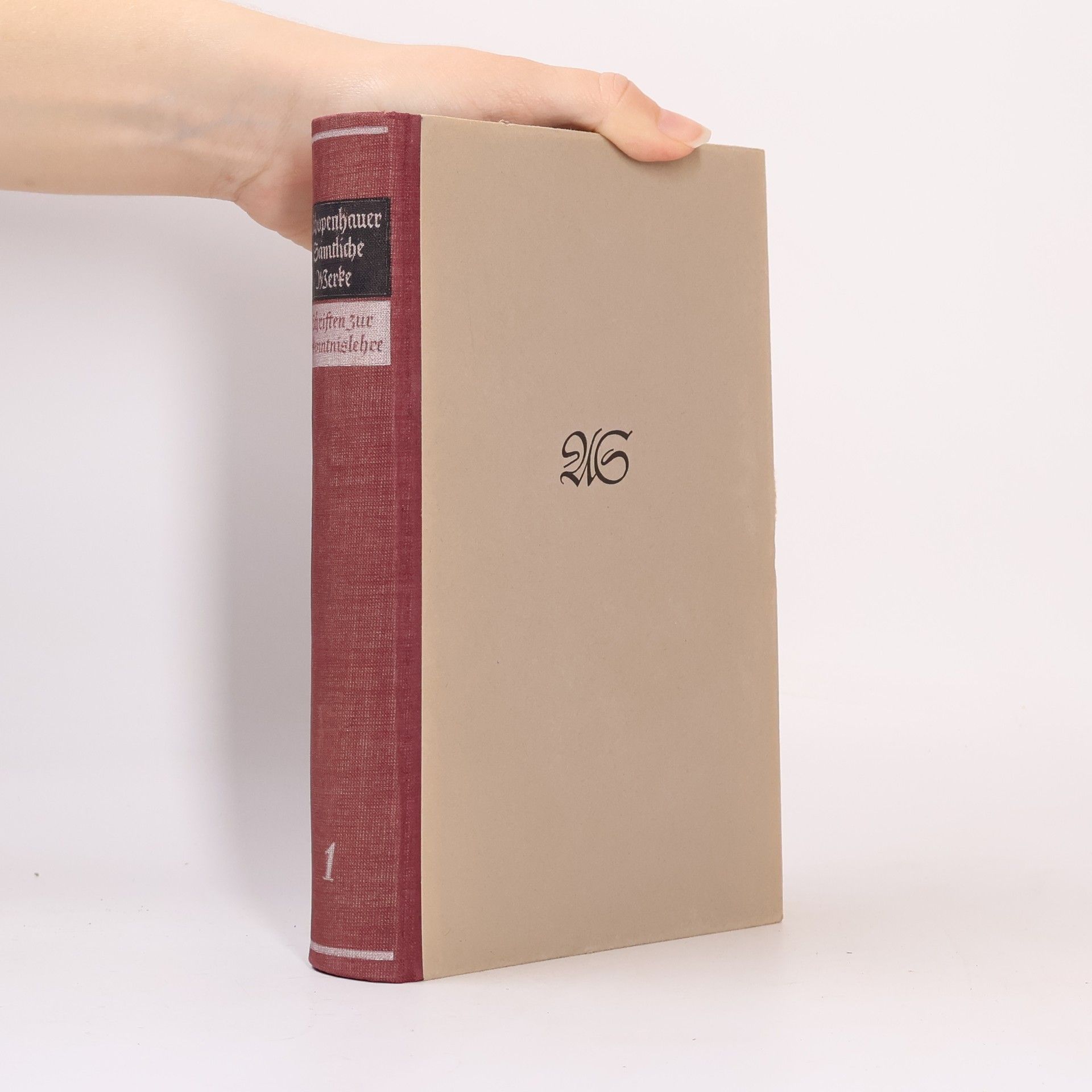 Arthur Schopenhauer Sämtliche Werke 1