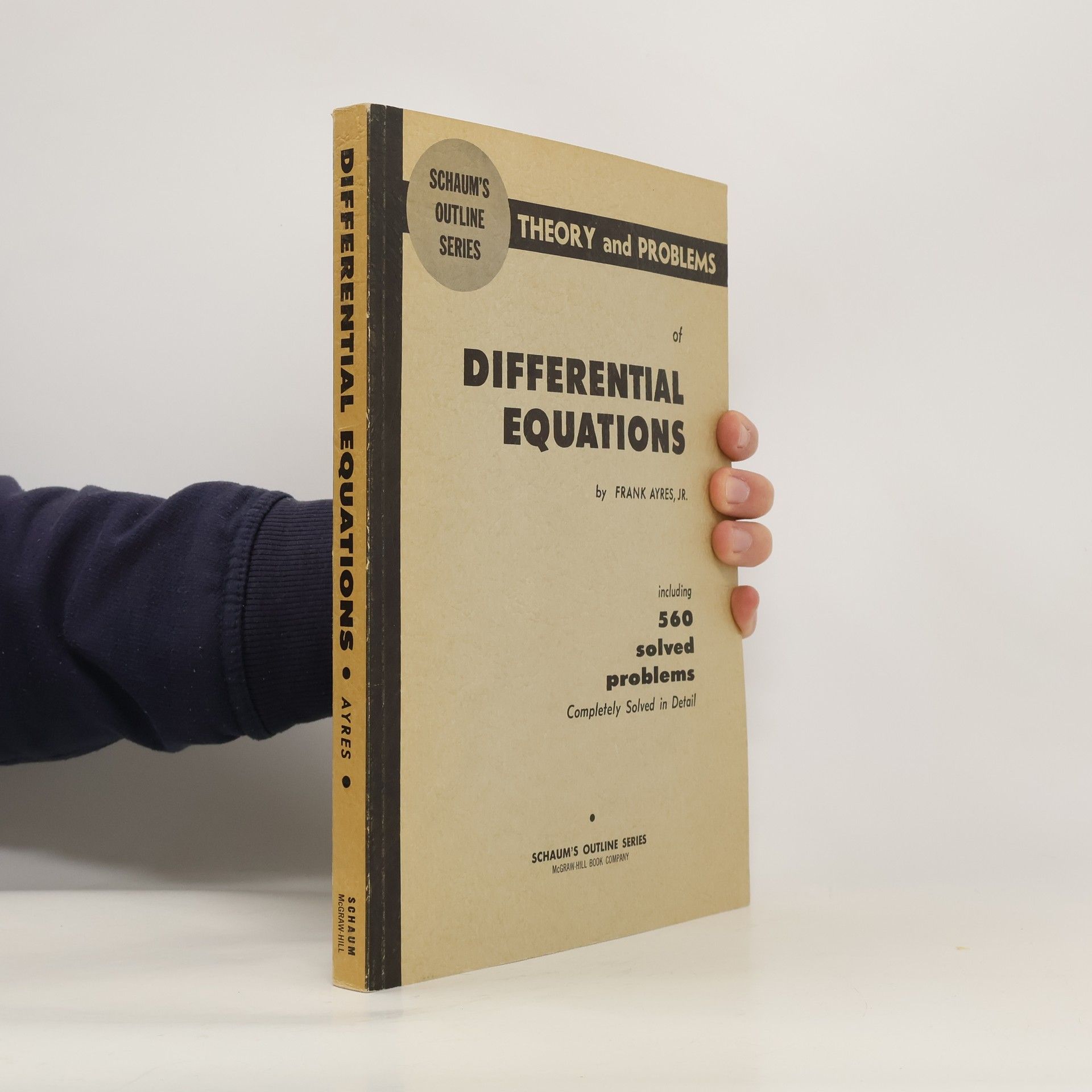 Frank Ayres Schaum's Outline of Theory and Problems of Differential Equations