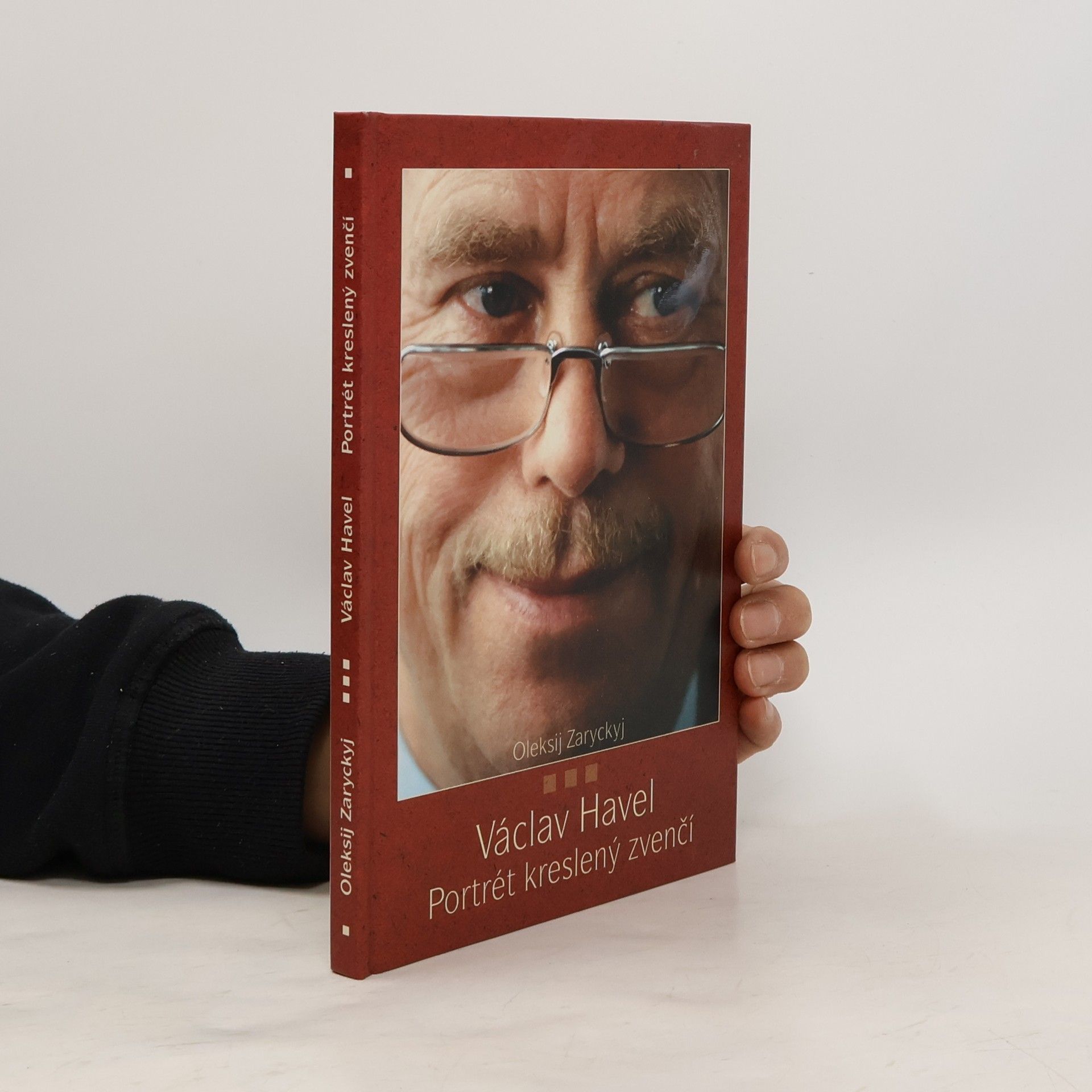 Oleksij Zaryckyj Václav Havel - Portrét kreslený zvenčí