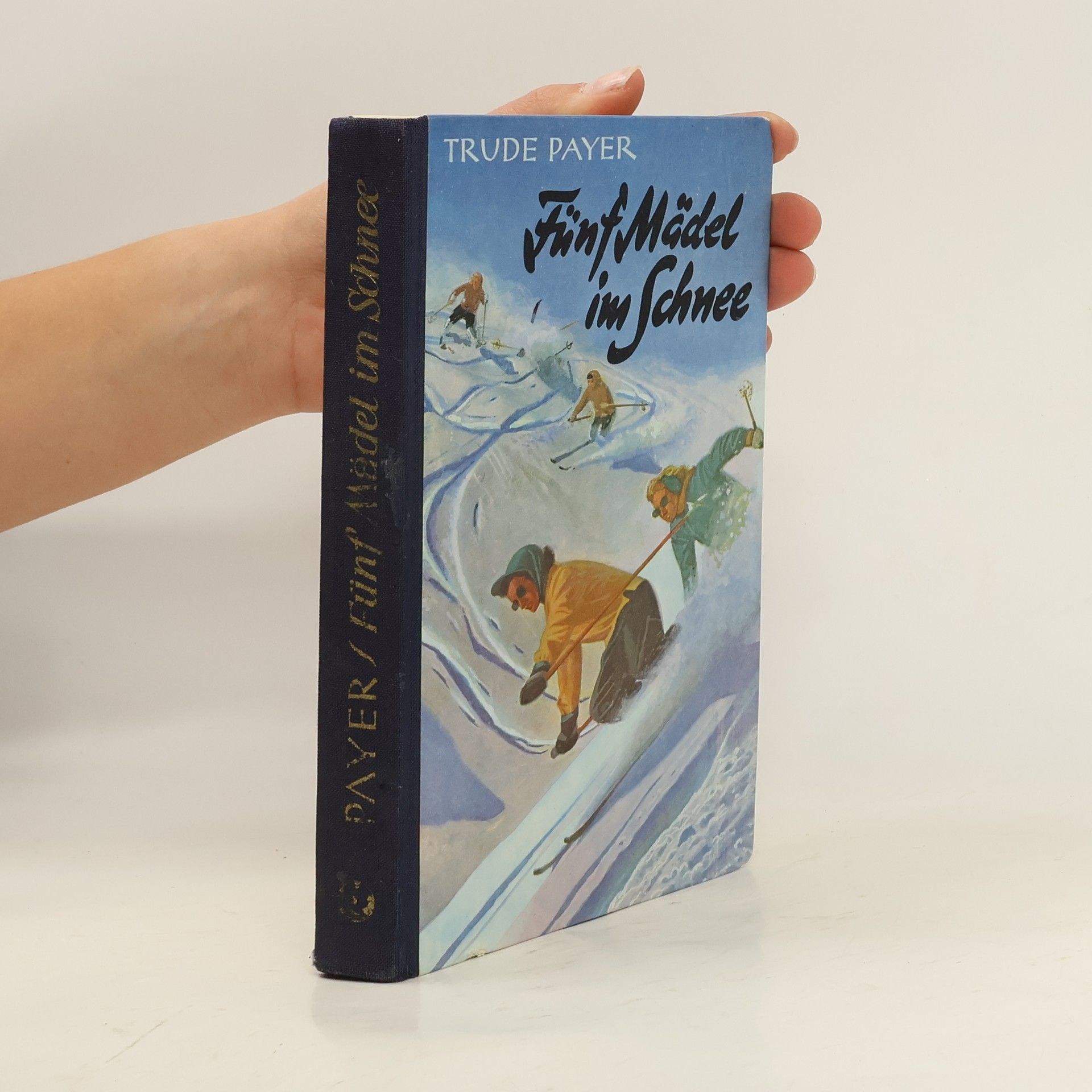 Fünf Mädel im Schnee