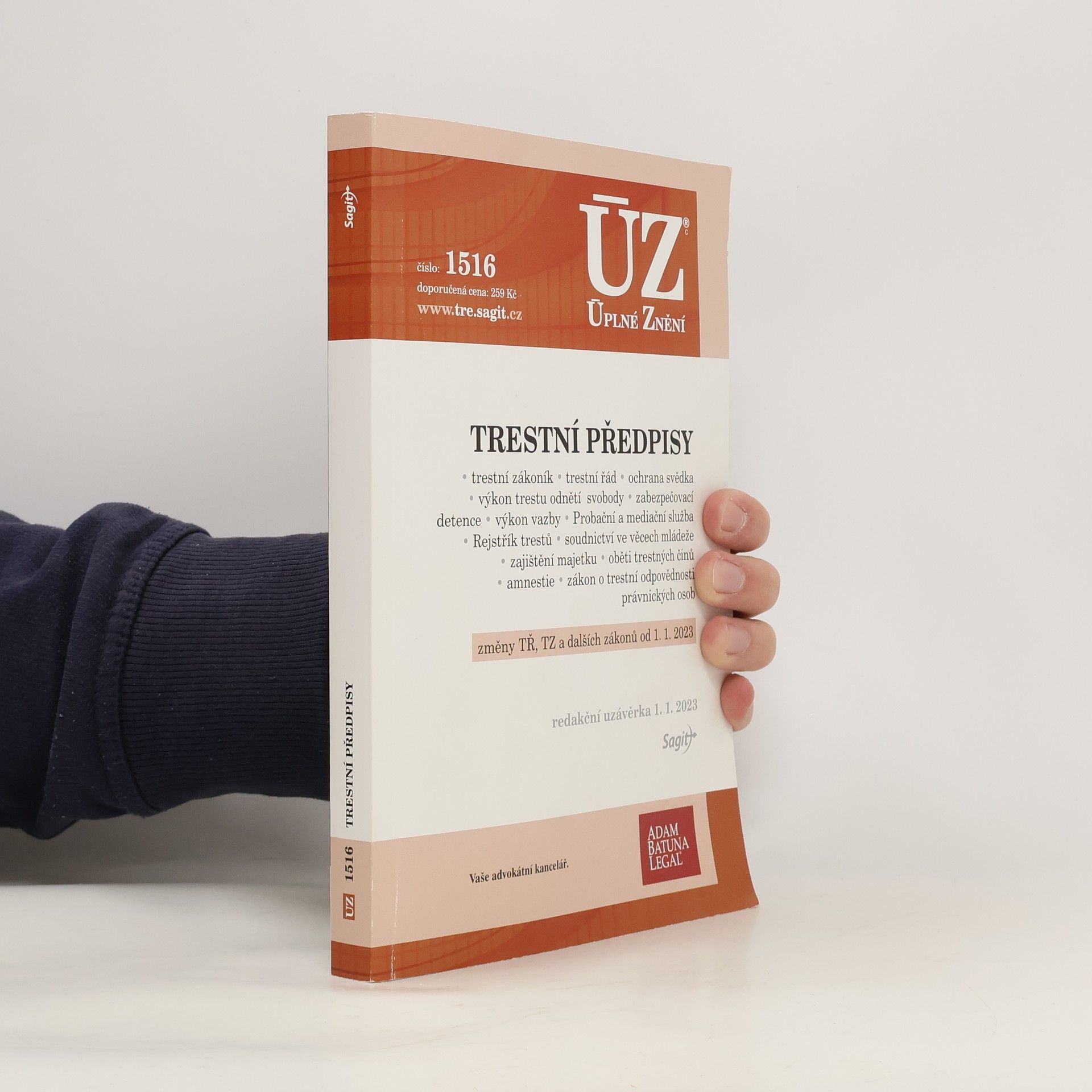 Collectif d'auteurs Trestní předpisy [ÚZ 2023 č. 1516]