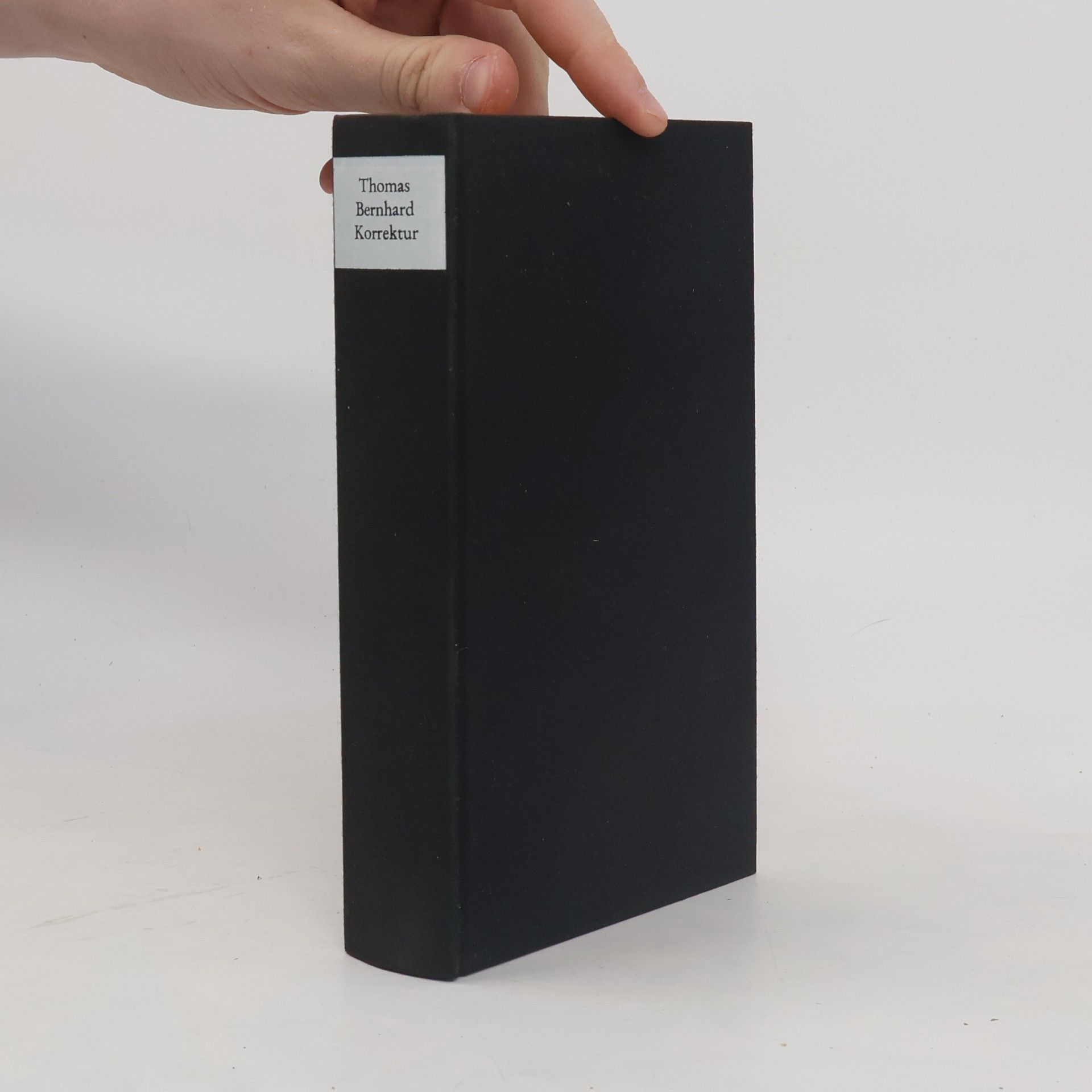 Thomas Bernhard Korrektur