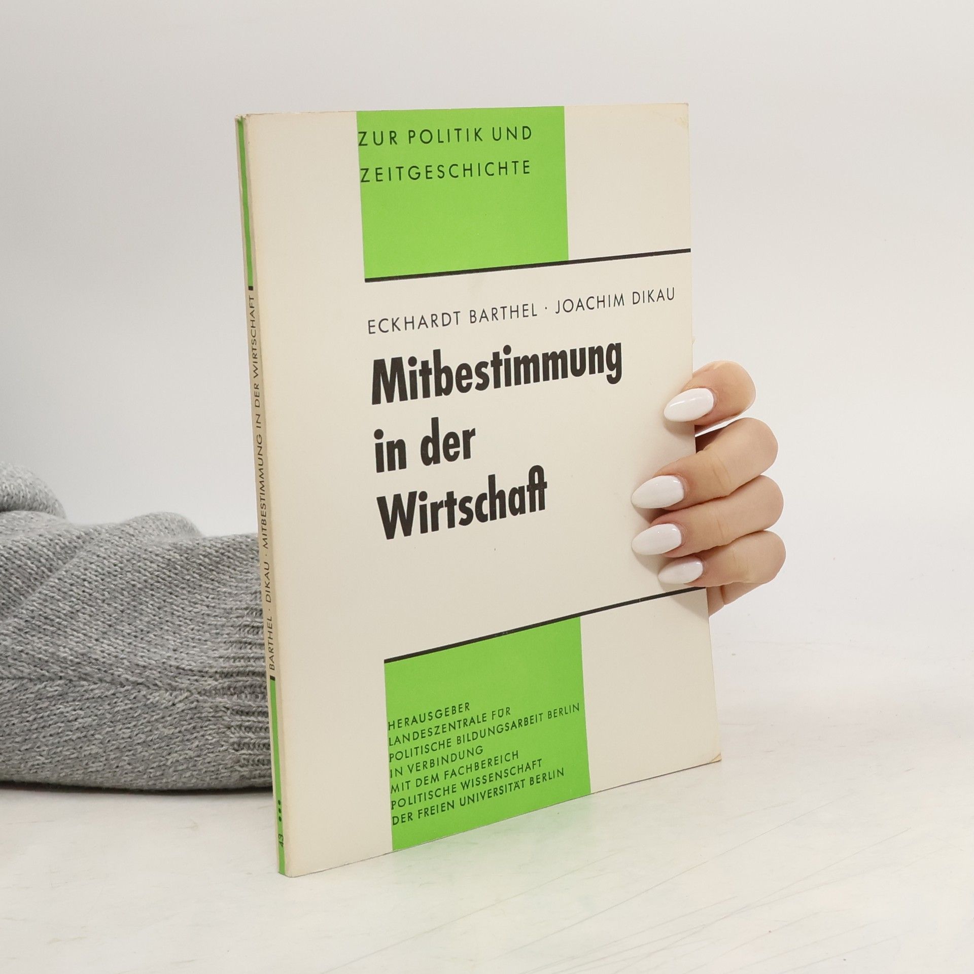 Eckhardt Barthel Mitbestimmung in der Wirtschaft