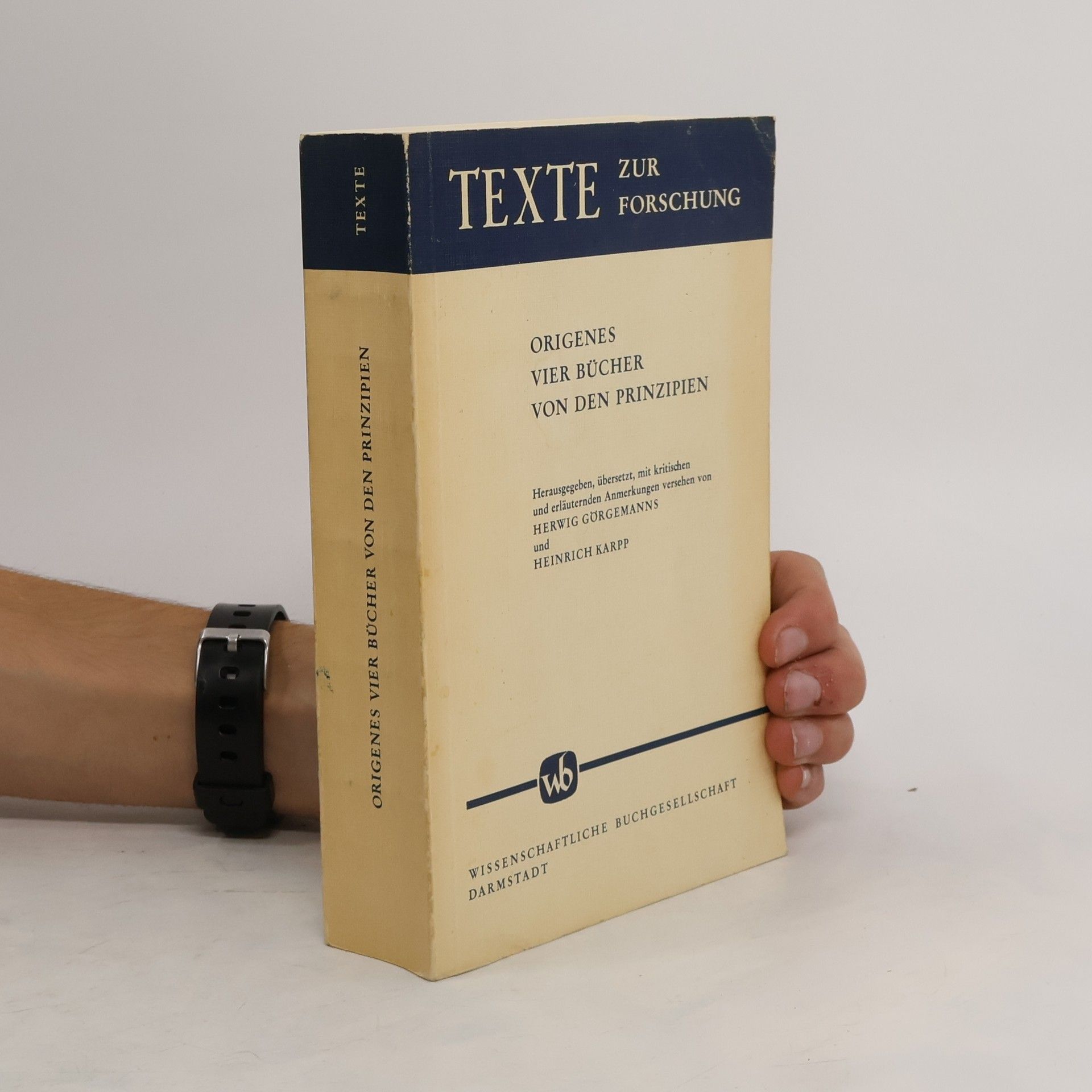 Vier Bücher von den Prinzipien. Hrsg., übers. u. Anm. v. Herwig Görgemanns u. Heinrich Karpp. Latein.-Dtsch.