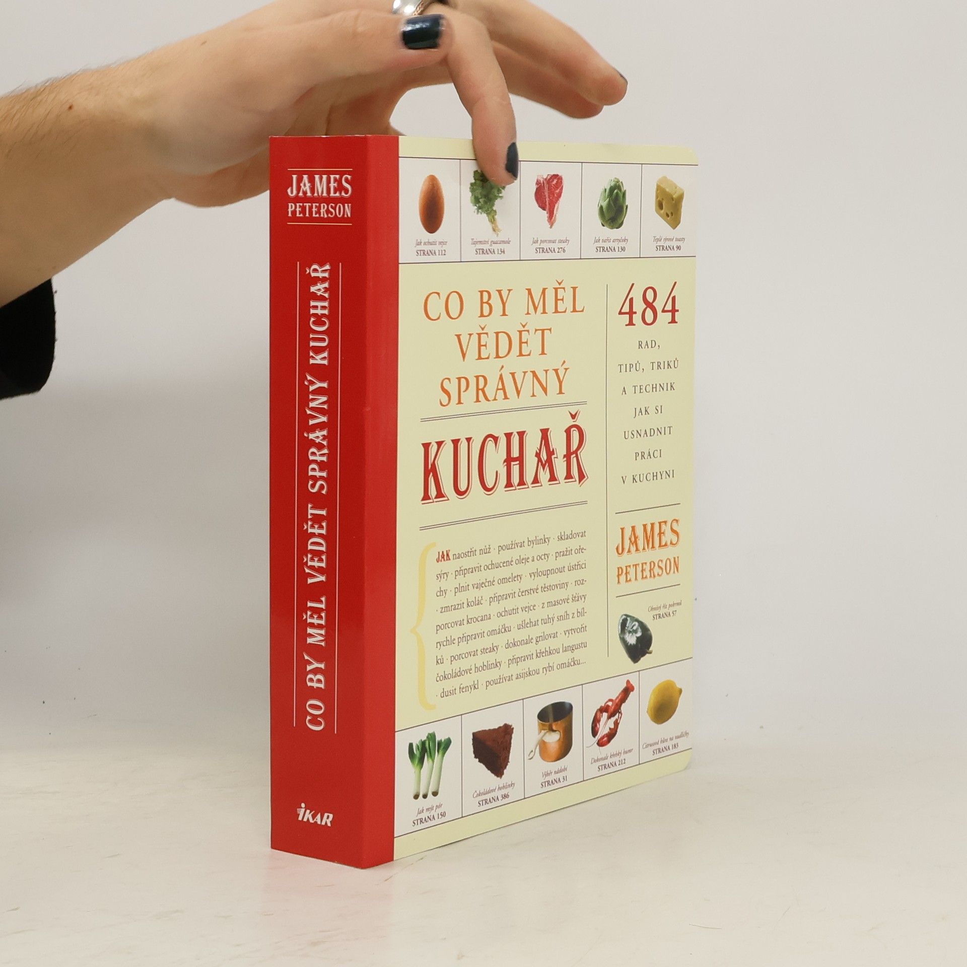 James Peterson Co by měl vědět správný kuchař : 484 rad, tipů, triků a technik jak si usnadnit práci v kuchyni