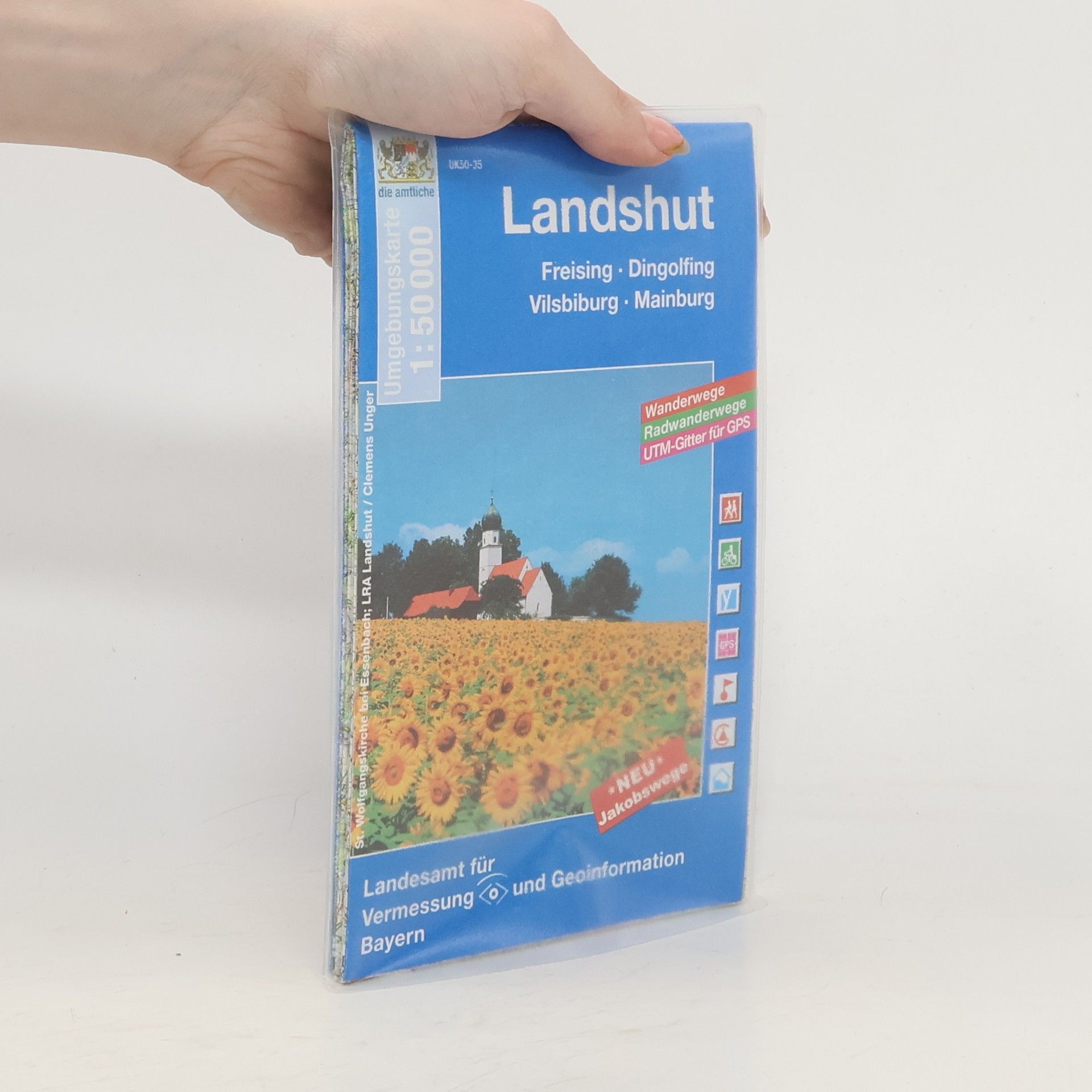 Umgebungskarte 1:50000 - UK50-35: Landshut