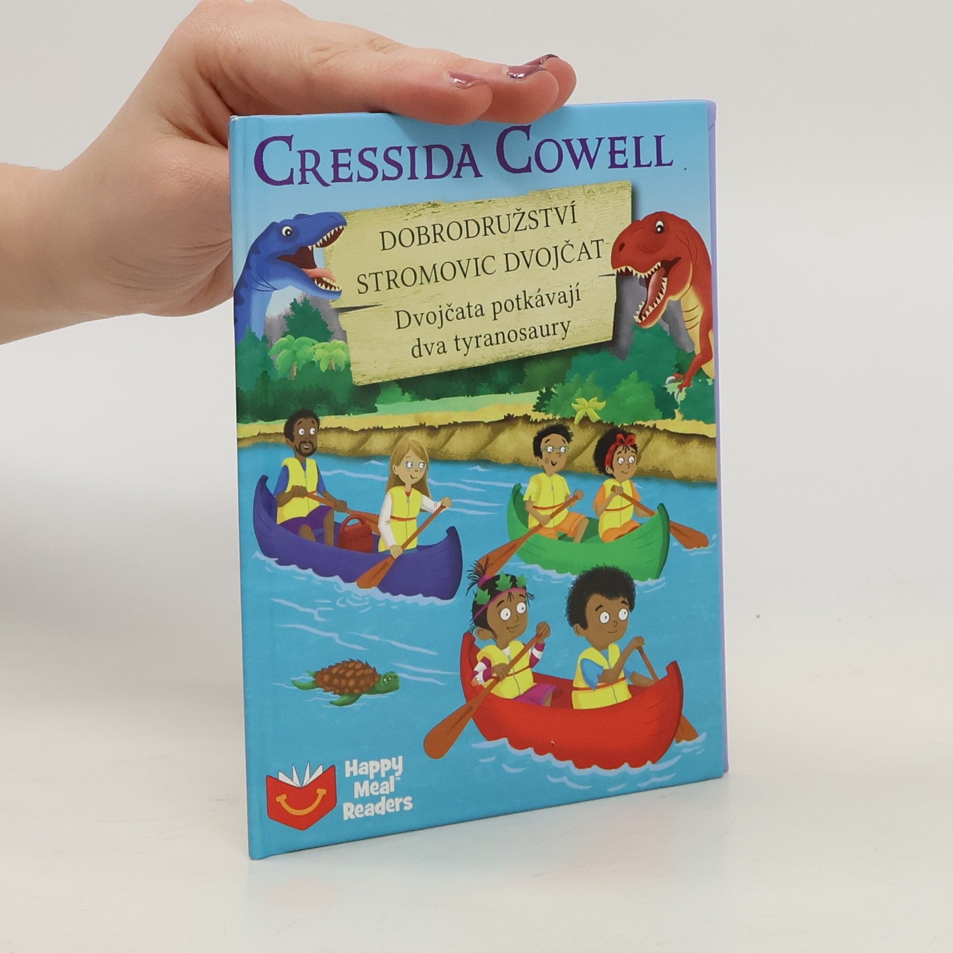 Cressida Cowell Dobrodružství Stromovic dvojčat: Dvojčata potkávají dva tyranosaury