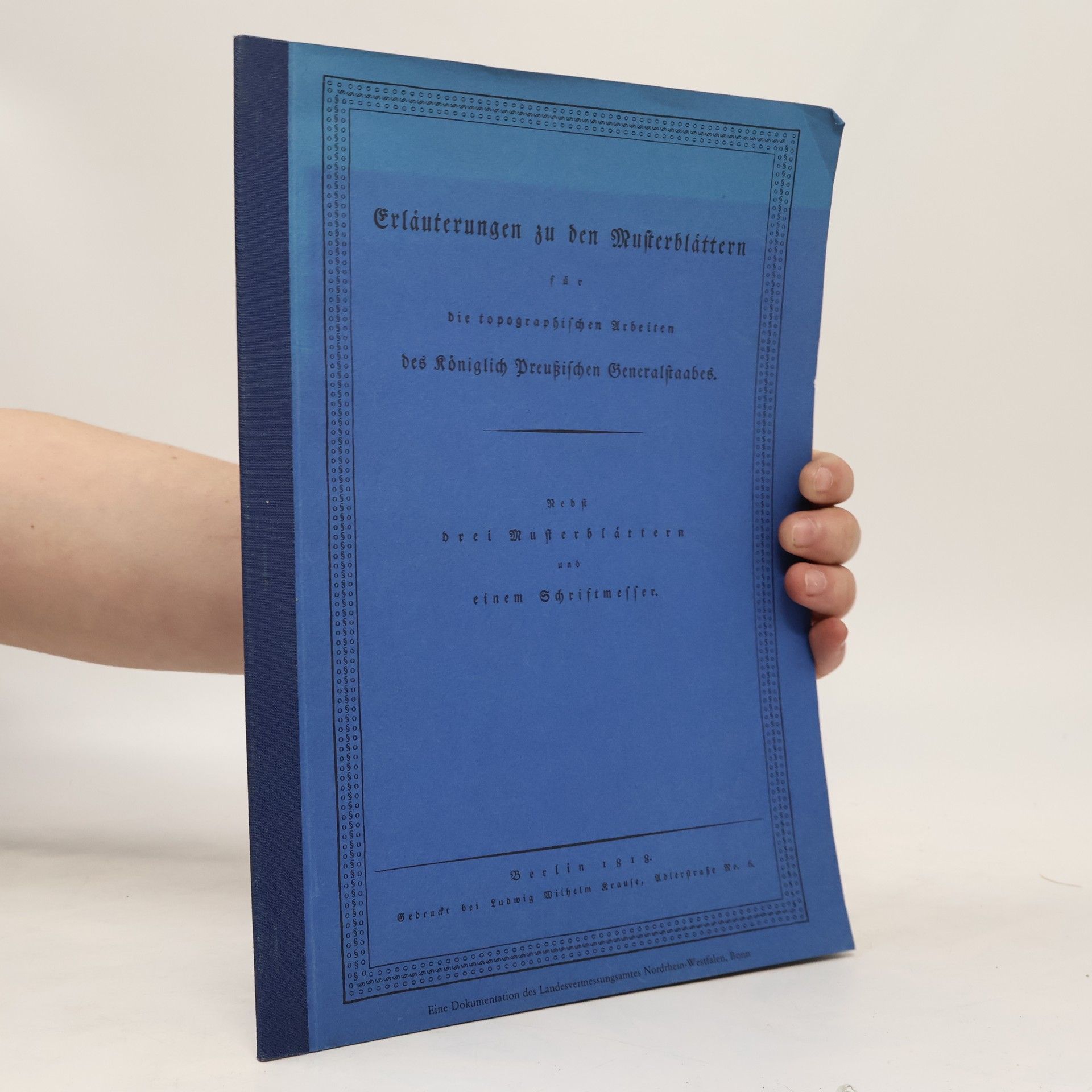 Auteurscollectief Erläuterungen zu den Musterblättern für die topographischen Arbeiten des Königlich Preußischen Generalstaabes