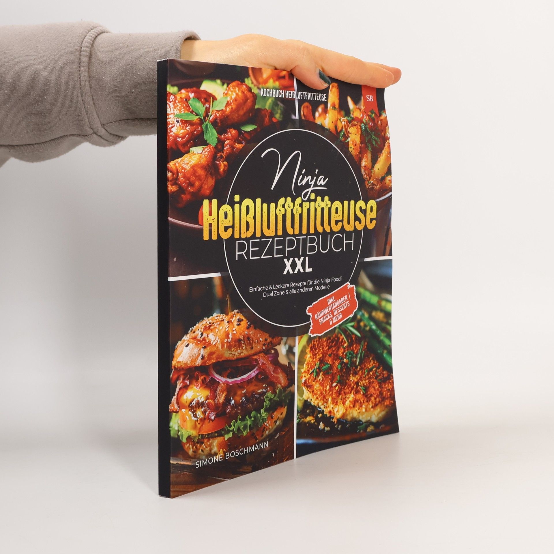 Linda Bauer XXL Ninja Heißluftfritteuse Rezeptbuch
