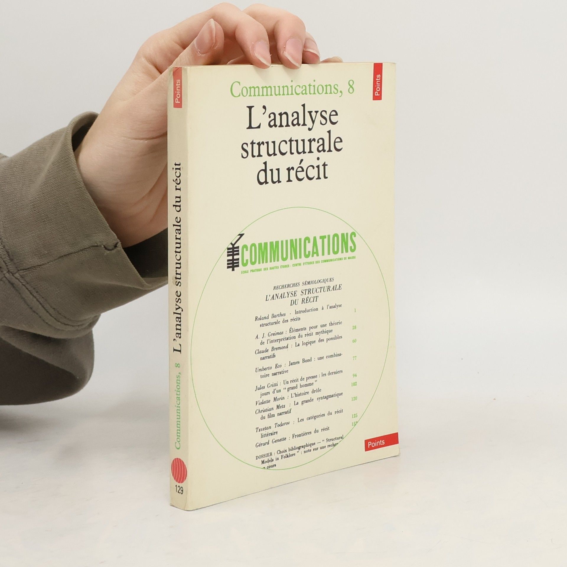 Roland Barthes L'analyse structurale du récit