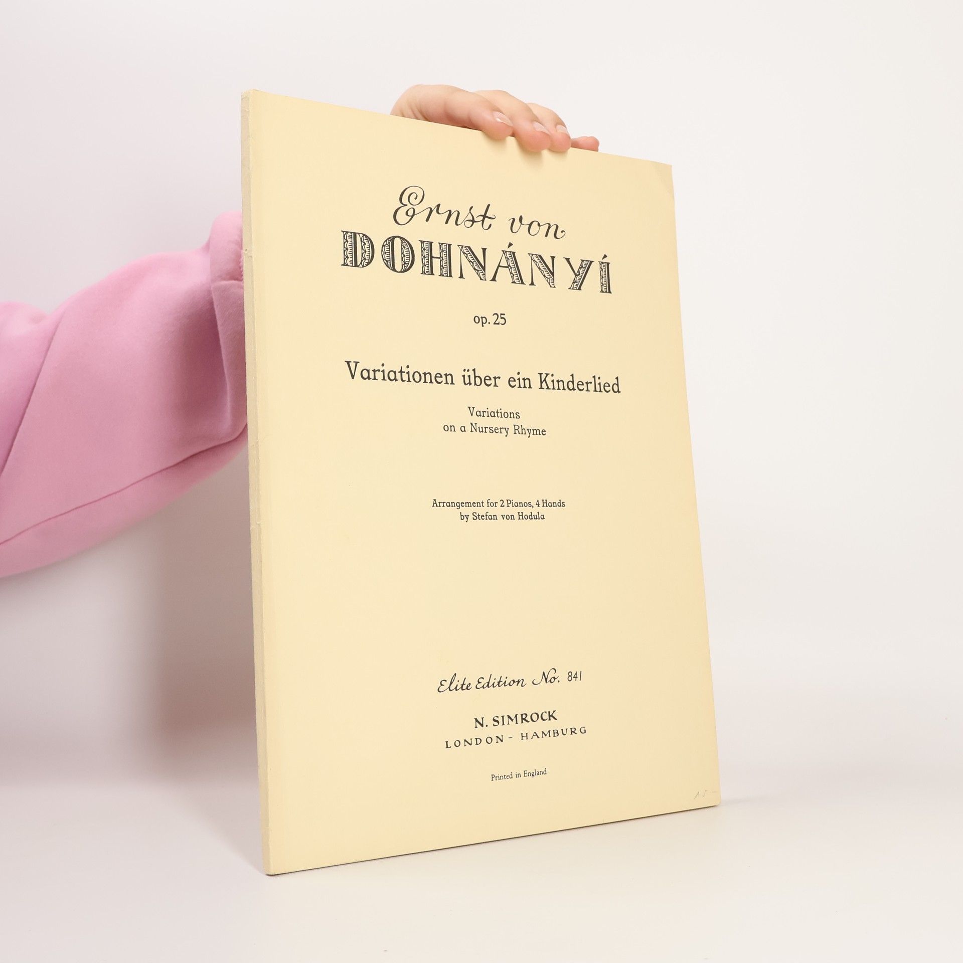 Stefan von Hodula Ernst Von Dohnanyi