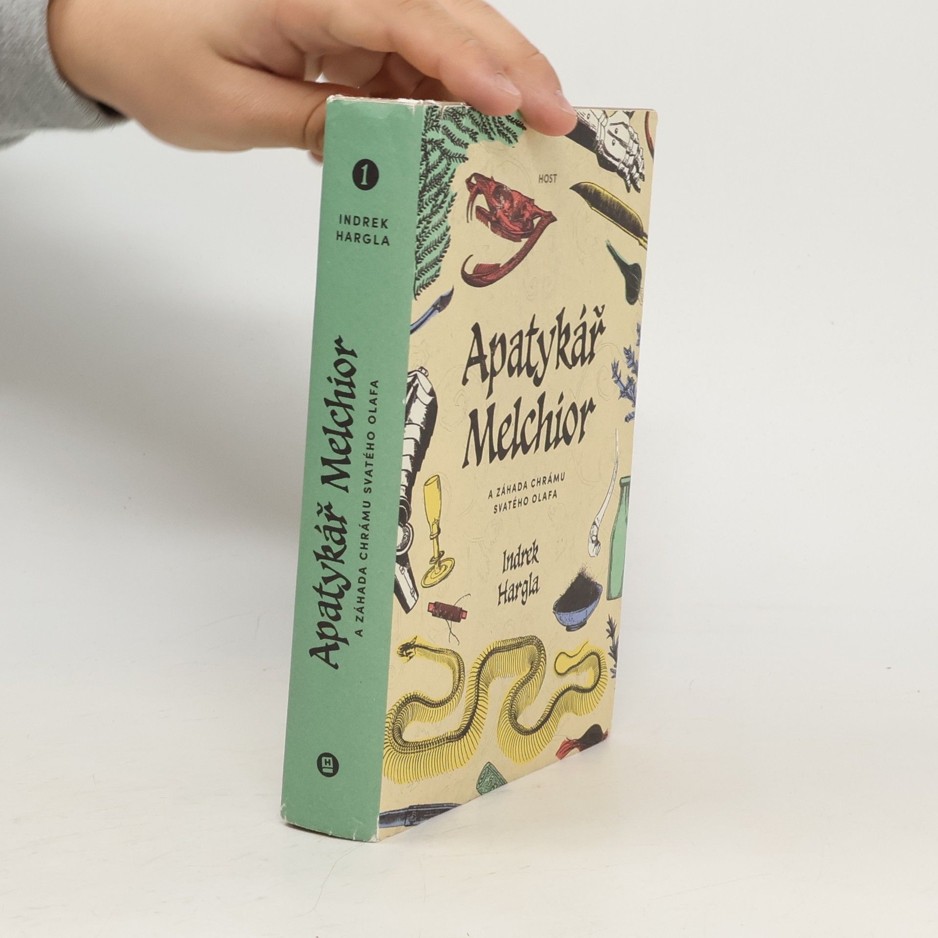 Indrek Hargla Apatykář Melchior a záhada chrámu svatého Olafa
