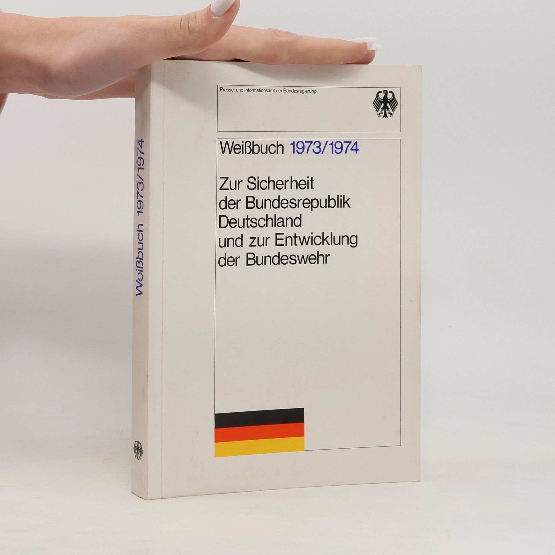 Collectif d'auteurs Weissbuch 1973/1974