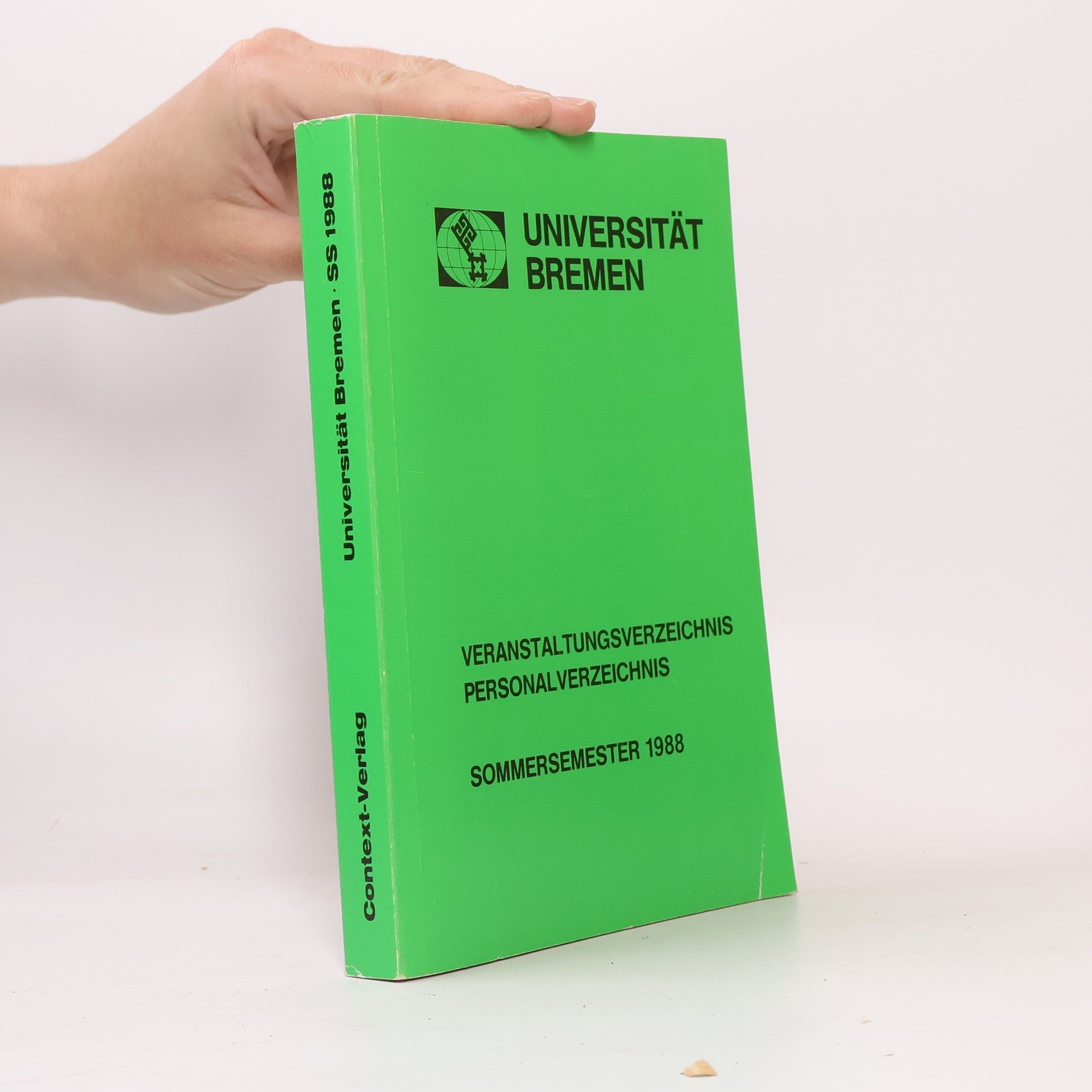 Kolektiv autorů Veranstaltungsverzeichnis. Personalverzeichnis