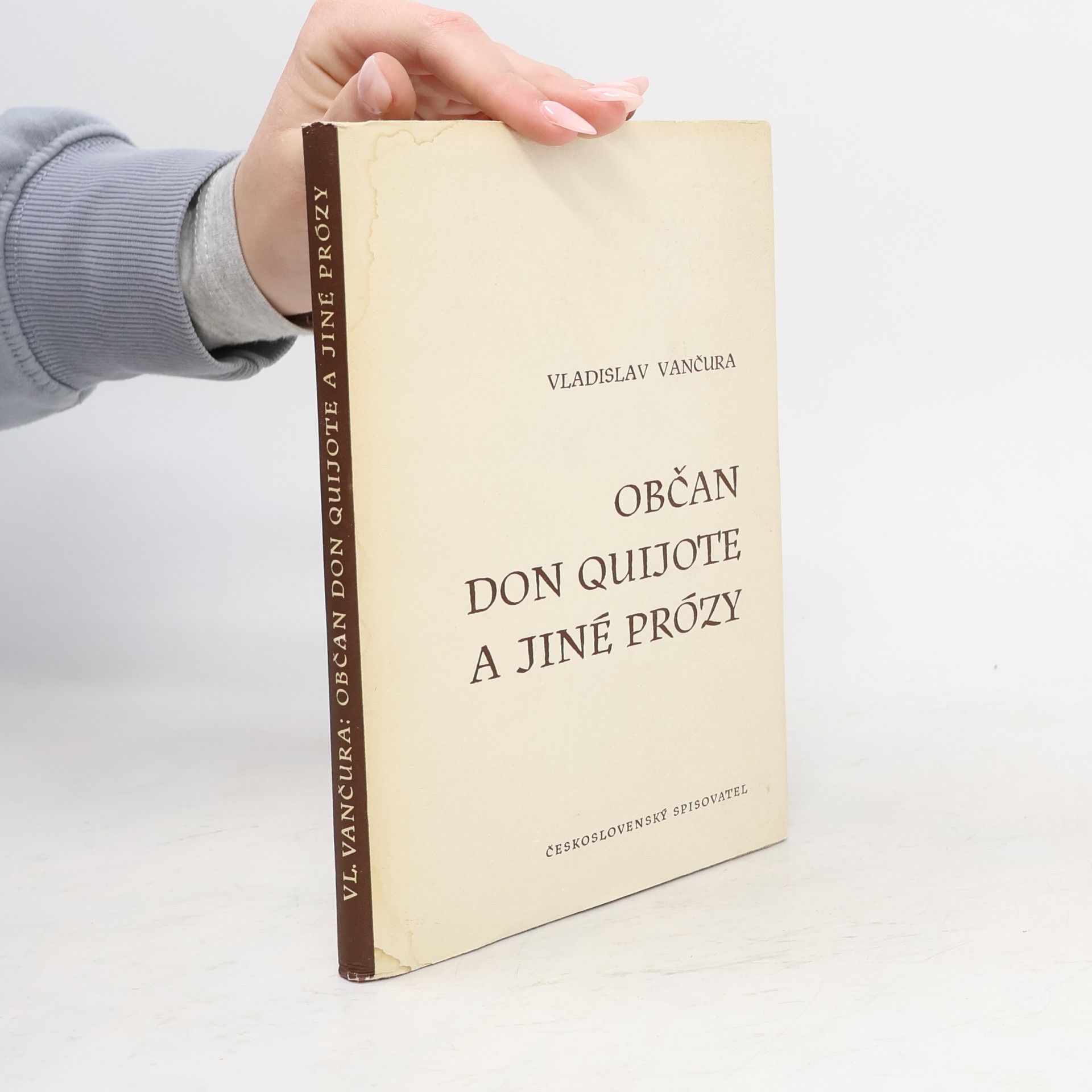 Vladislav Vančura Občan Don Quijote a jiné prózy
