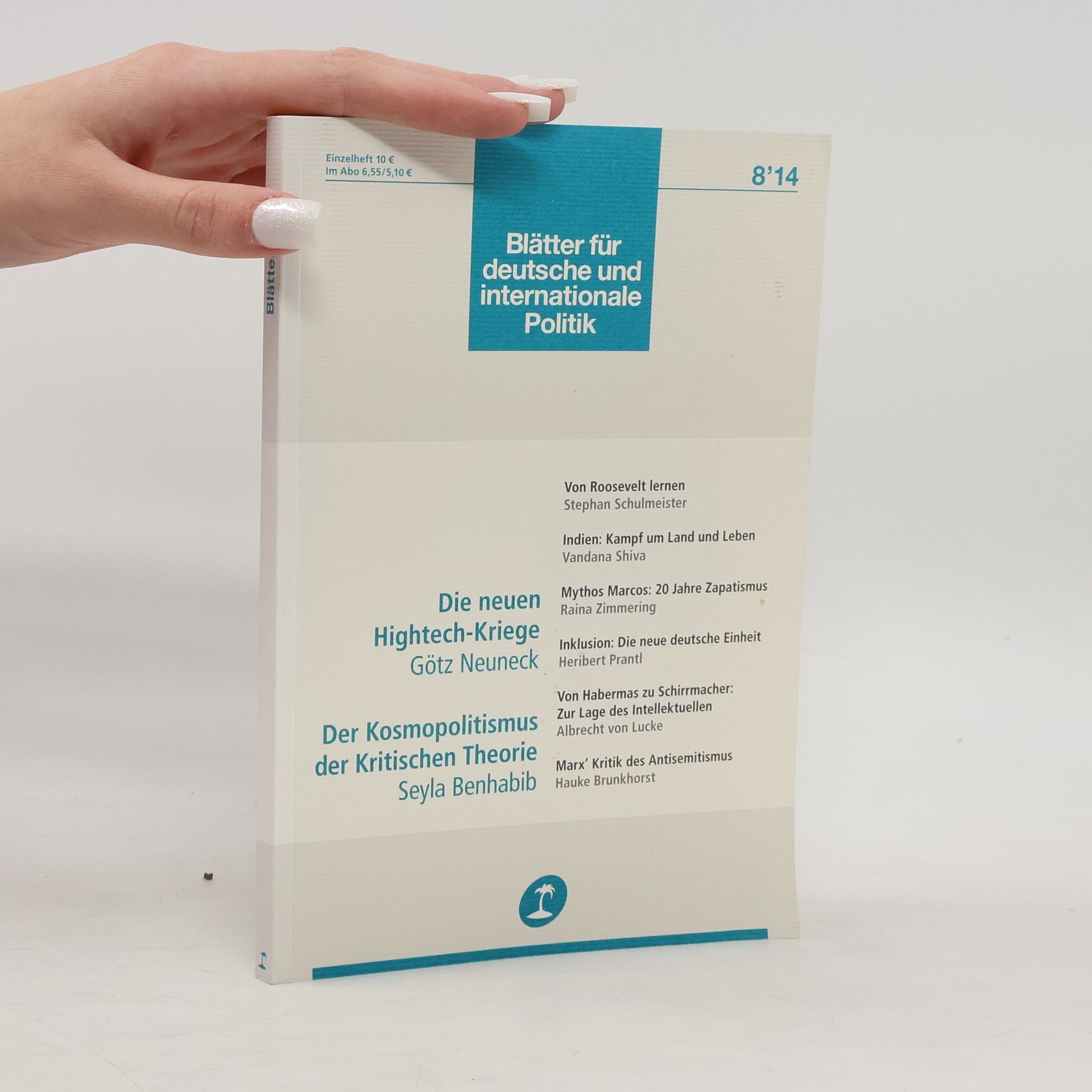 Collectif d'auteurs Blätter für deutsche und internationale Politik 8/2014