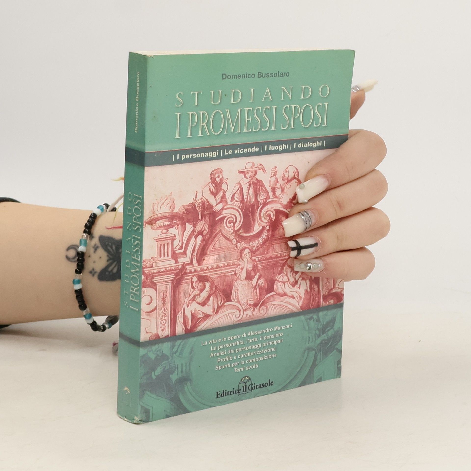 Domenico Bussolaro Studiando I Promessi Sposi