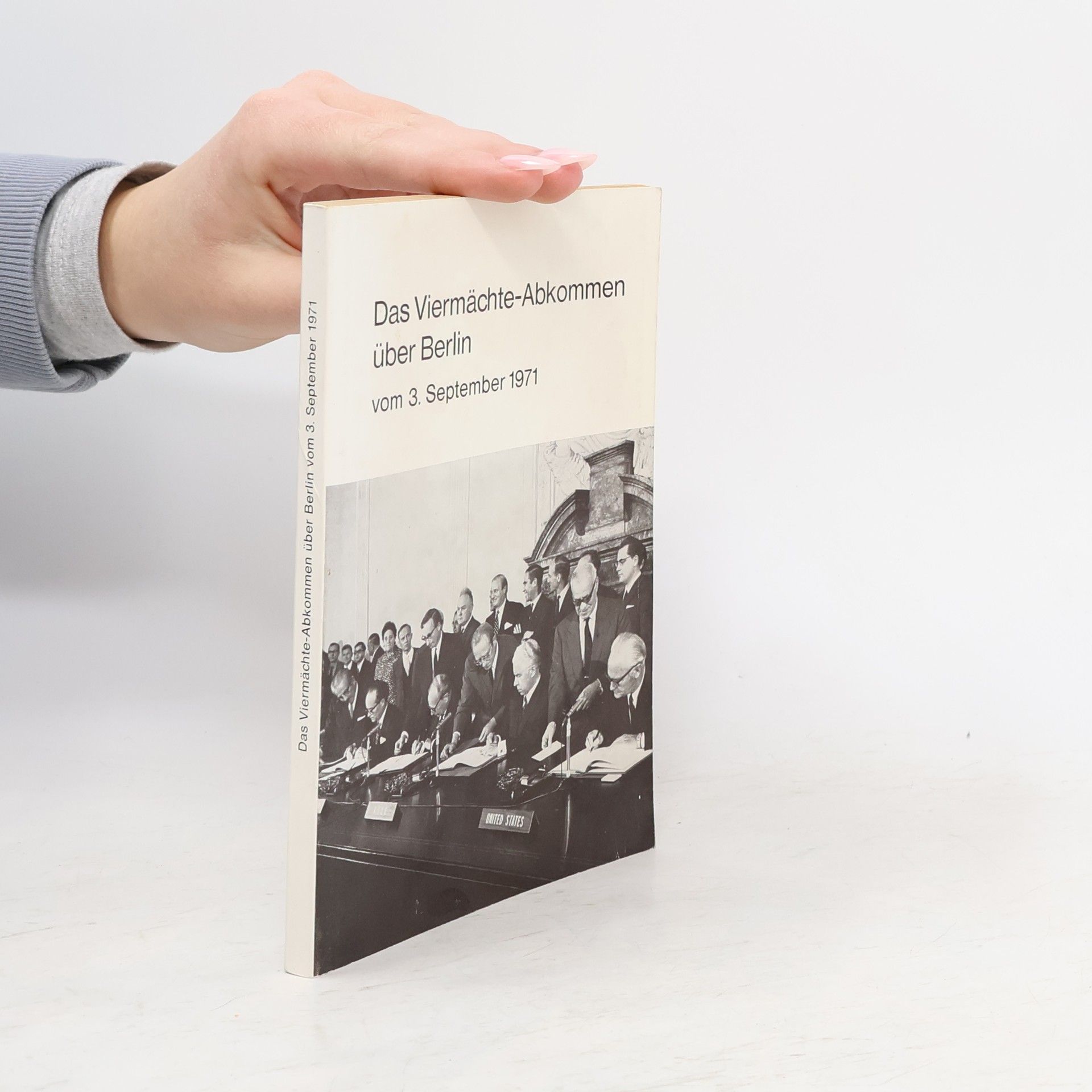 Autorenkollektiv Das Viermächte-Abkommen über Berlin vom 3. Septrember 1971