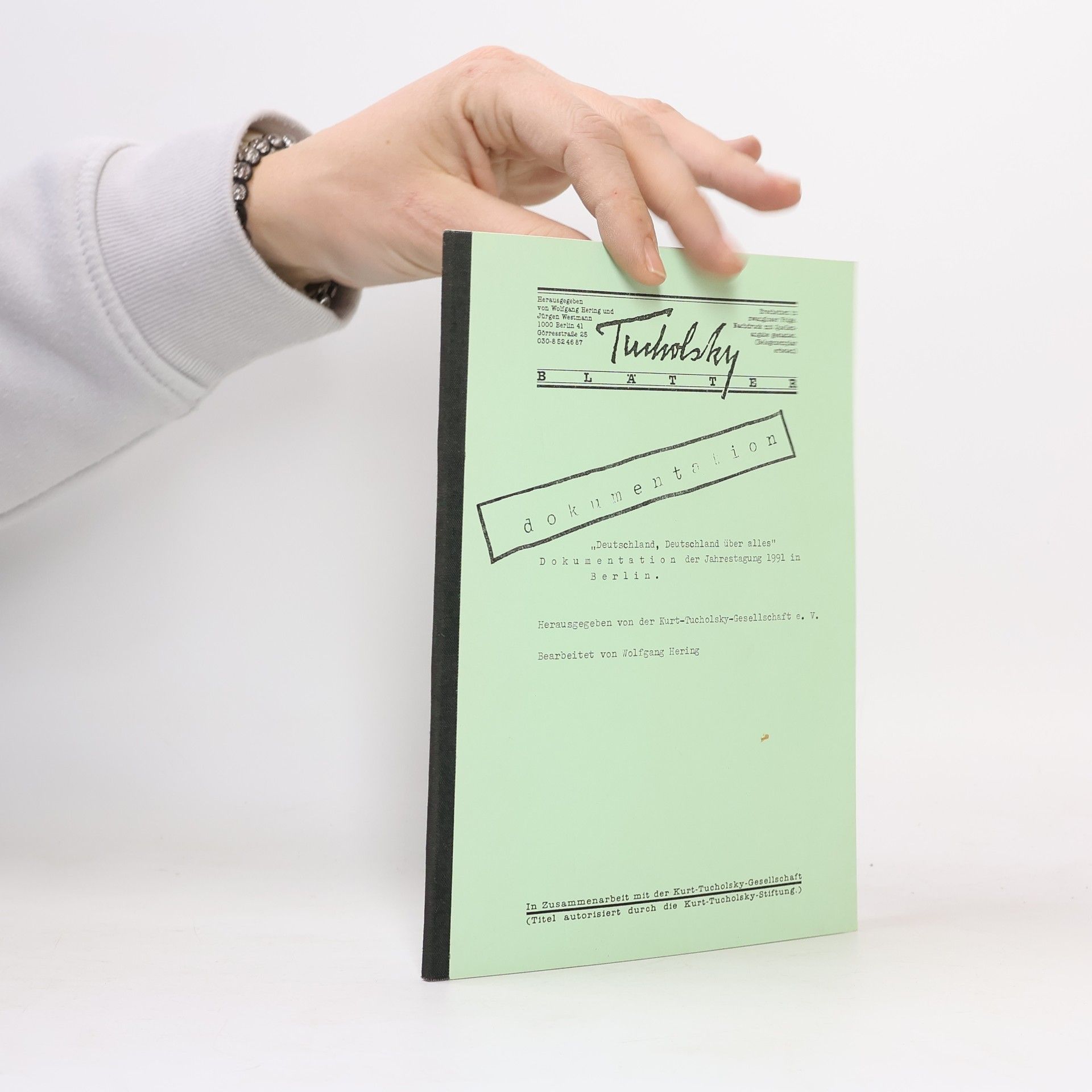 Various authors Tucholsky Blätter